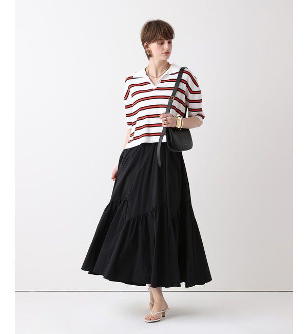 allureville「◇バイヤス切替ギャザースカート」|スカート|