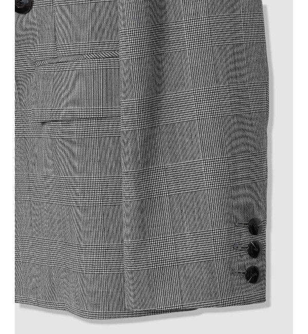 allureville「ポプリンチェックジャケット」|テーラードジャケット|