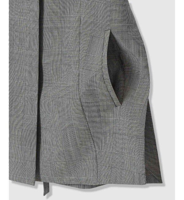 allureville「ポプリンチェックスリットジレ」|その他|