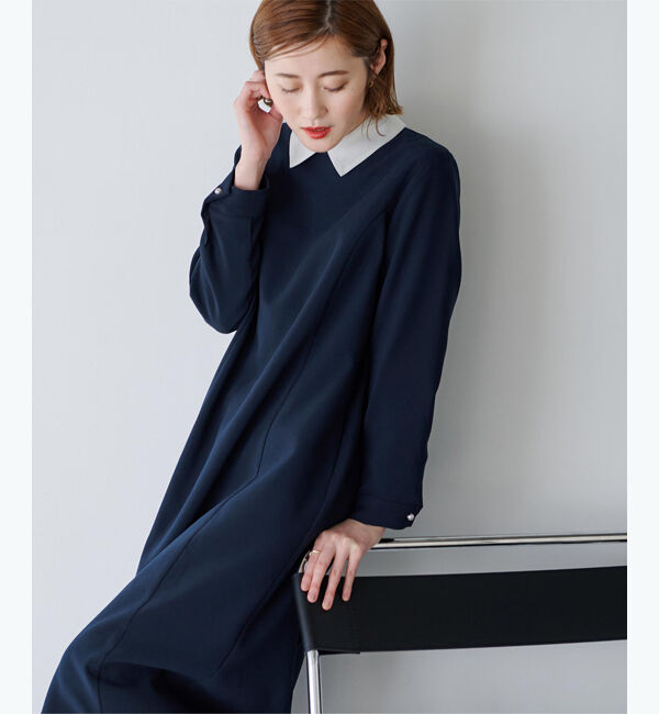 ur's「襟付Iラインワンピース」|ワンピース|