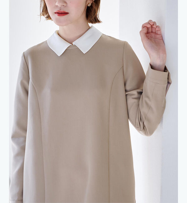 ur's「襟付Iラインワンピース」|ワンピース|
