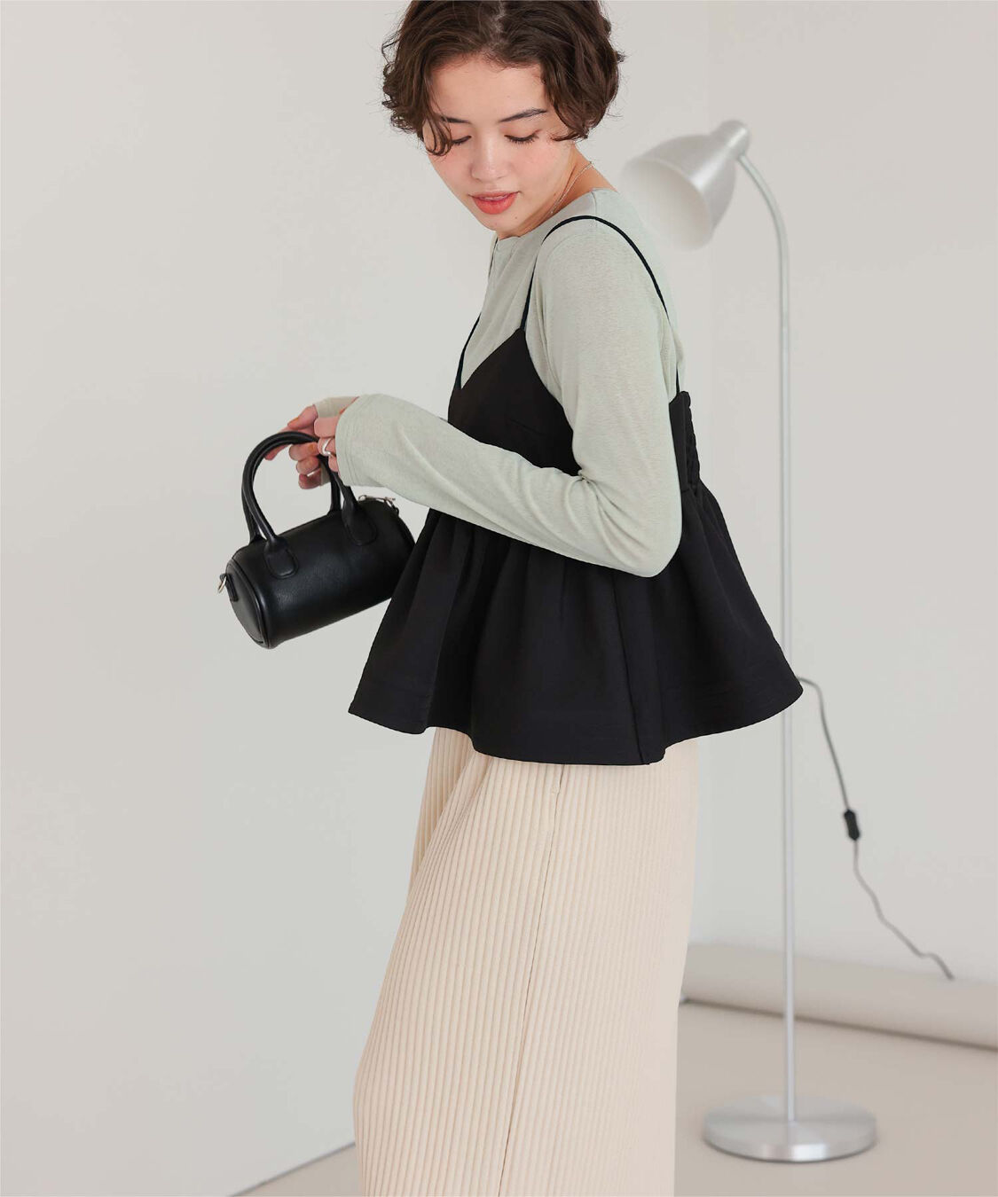 titivate「シアーカットソーロングスリーブトップス」|Tシャツ・カットソー|