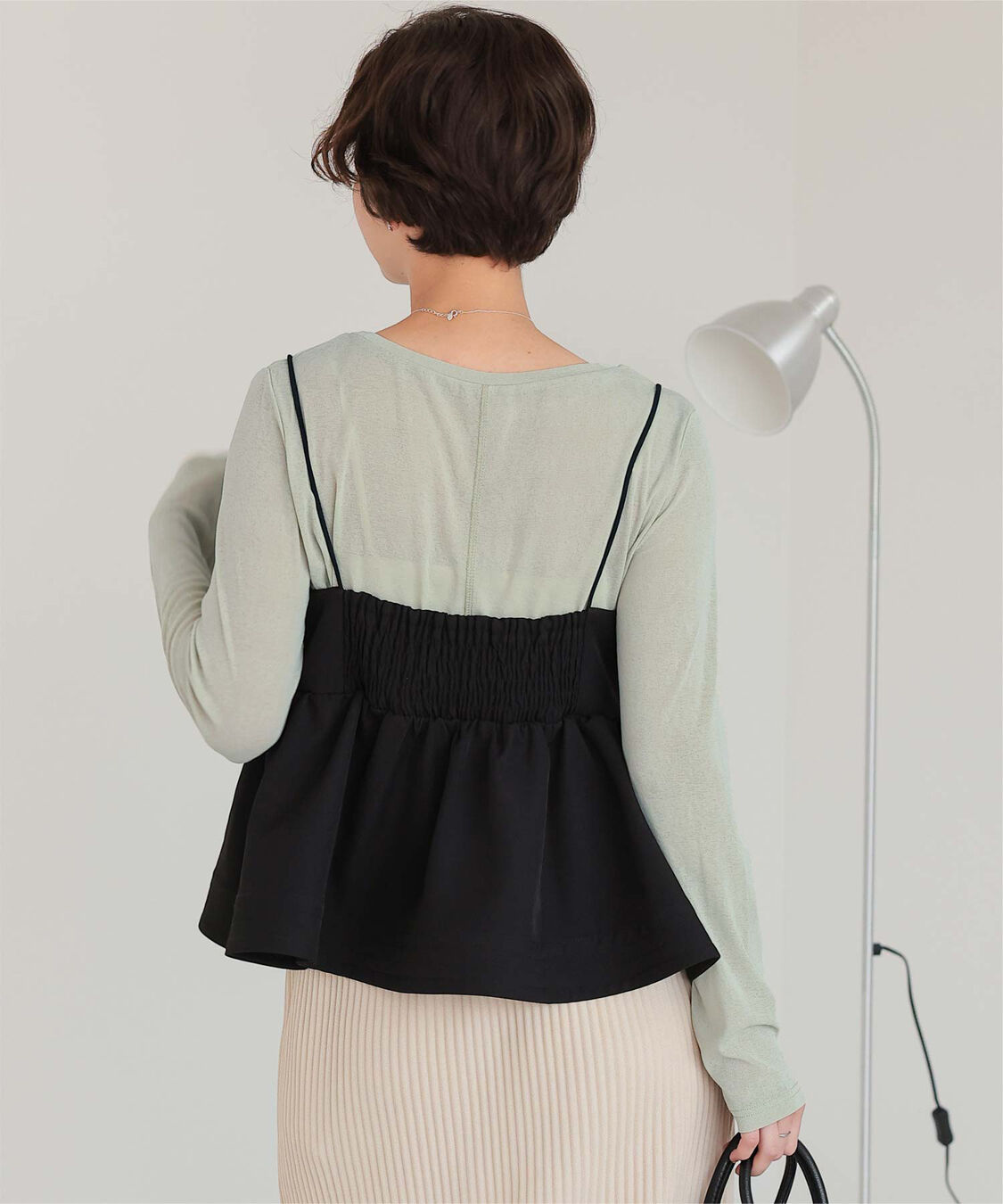 titivate「シアーカットソーロングスリーブトップス」|Tシャツ・カットソー|