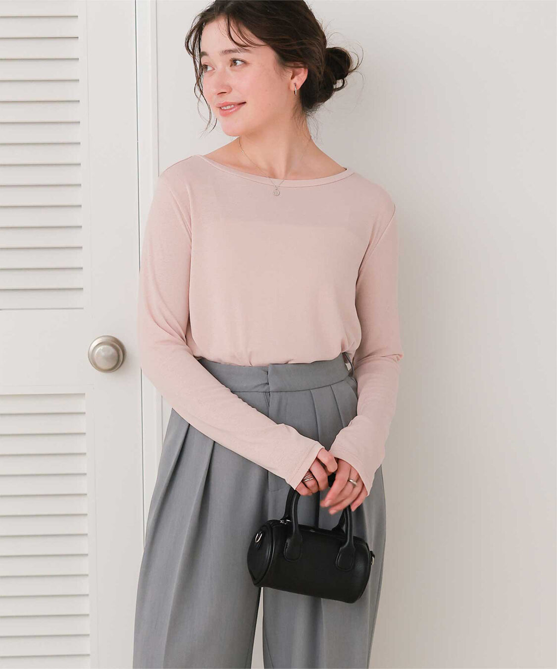 titivate「シアーカットソーロングスリーブトップス」|Tシャツ・カットソー|