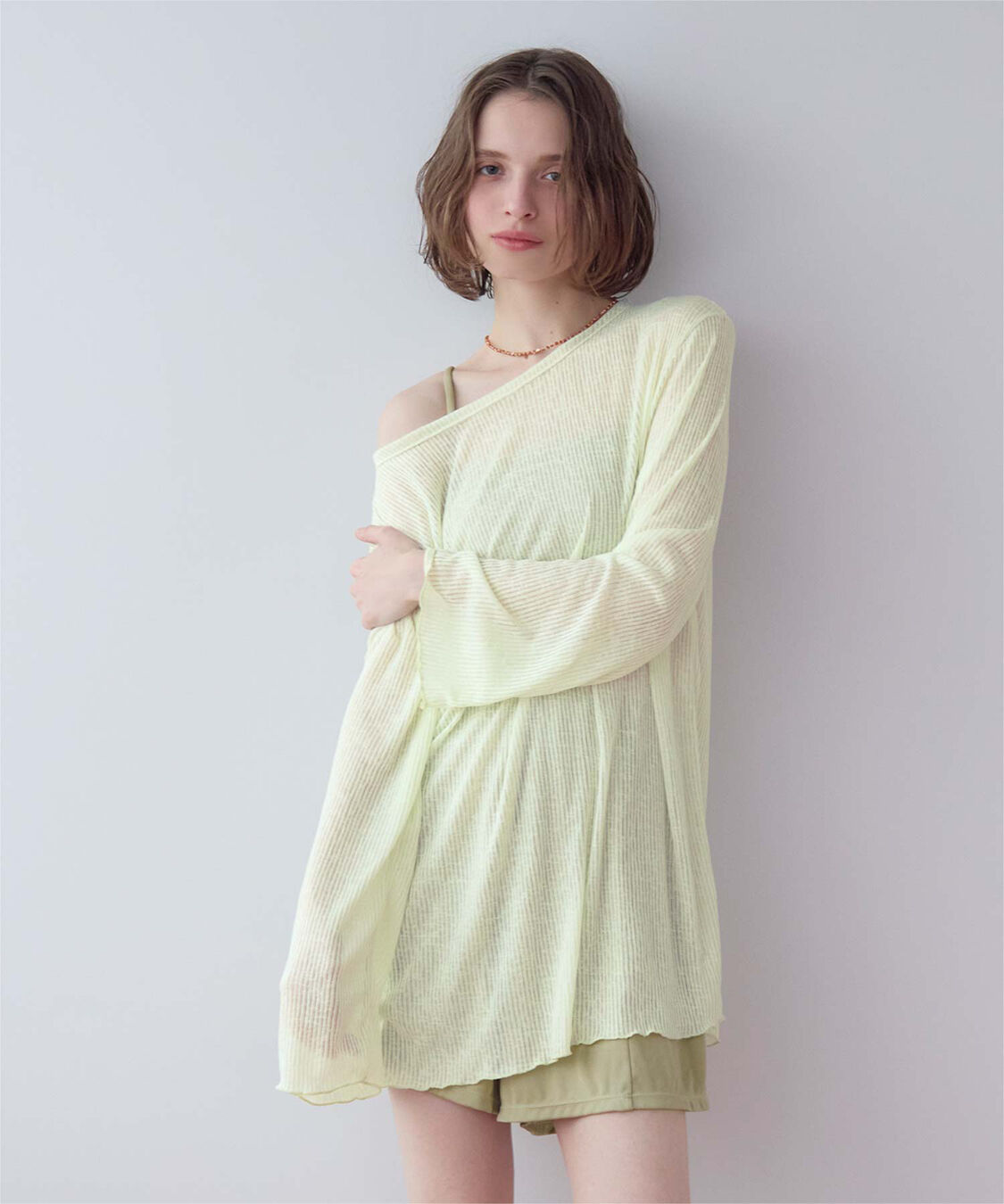 SEA DRESS「4点セット/リラックストップス&ショートパンツ付ビキニ/水着」|ビキニ|