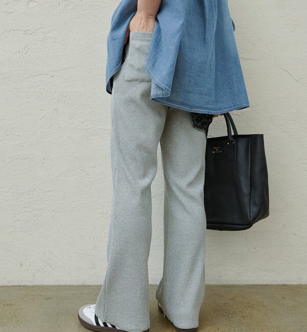  「【＠noricorico102企画】《-3キロ見え》微フレアリブパンツ」|その他|