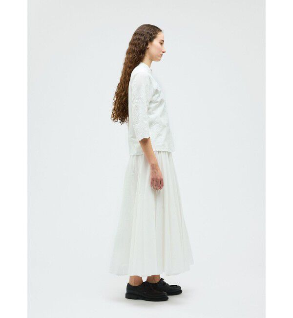 mizuiro ind「mizuiro ind レースシノワズリシャツ」|シャツ・ブラウス|