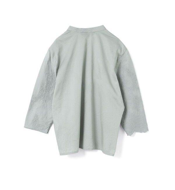 mizuiro ind「mizuiro ind レースシノワズリシャツ」|シャツ・ブラウス|