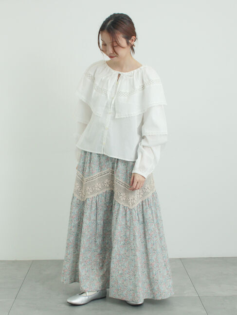 Samansa Mos2「レースボレロブラウス」|シャツ・ブラウス|