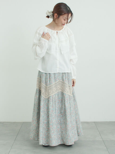 Samansa Mos2「レースボレロブラウス」|シャツ・ブラウス|