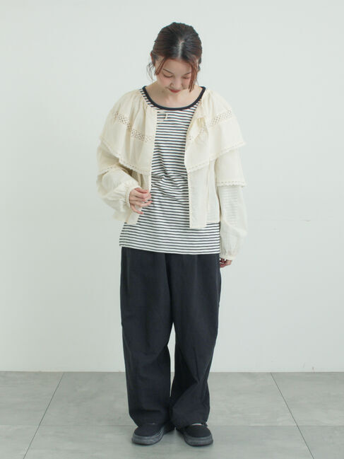 Samansa Mos2「レースボレロブラウス」|シャツ・ブラウス|