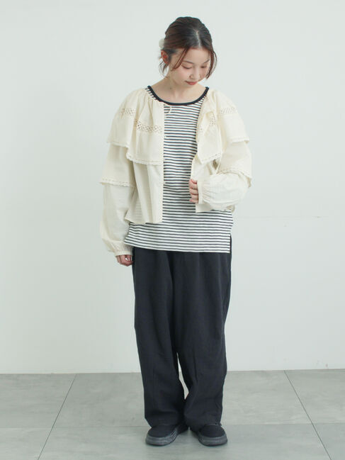 Samansa Mos2「レースボレロブラウス」|シャツ・ブラウス|