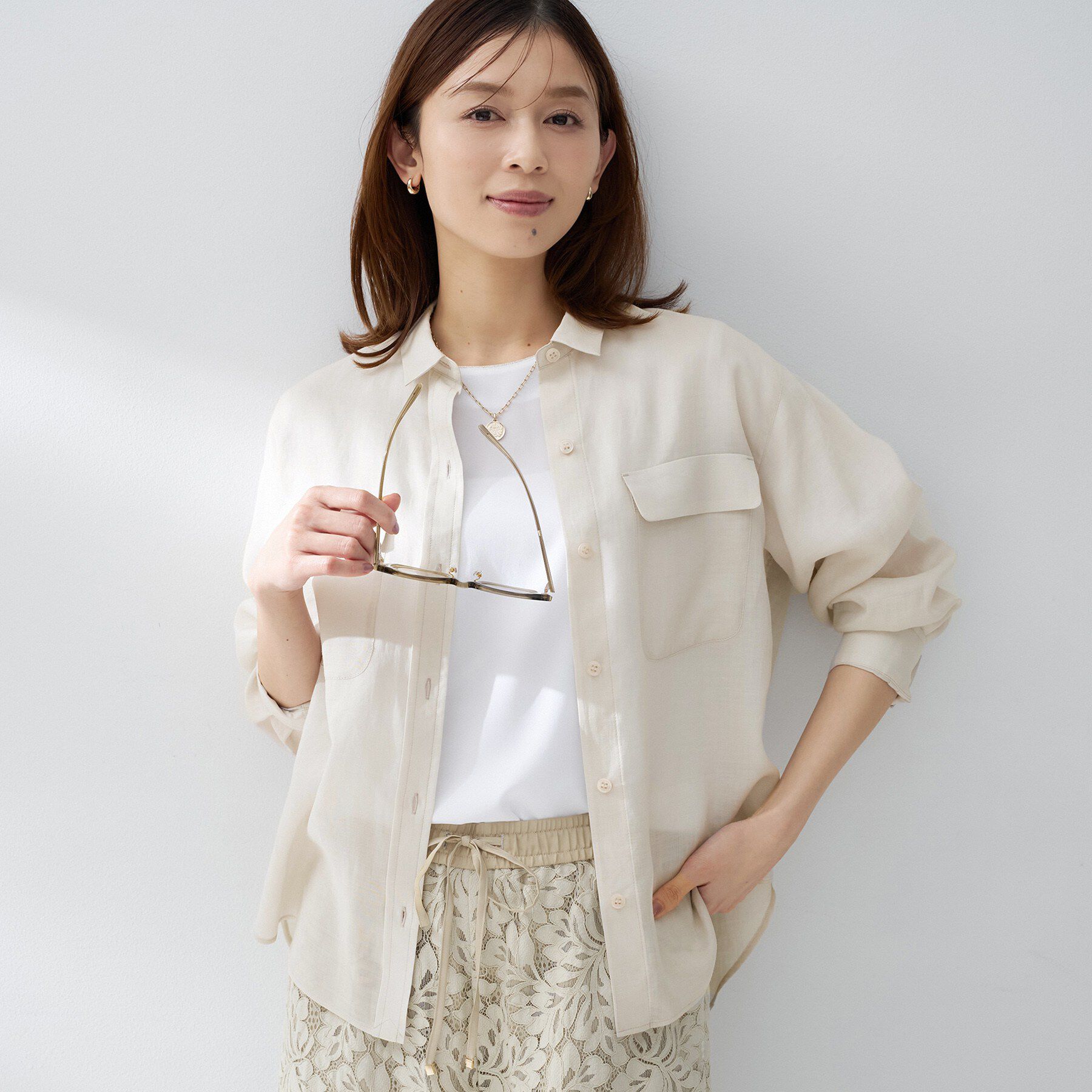 UNTITLED「ドライタッチシャツ」|シャツ・ブラウス|