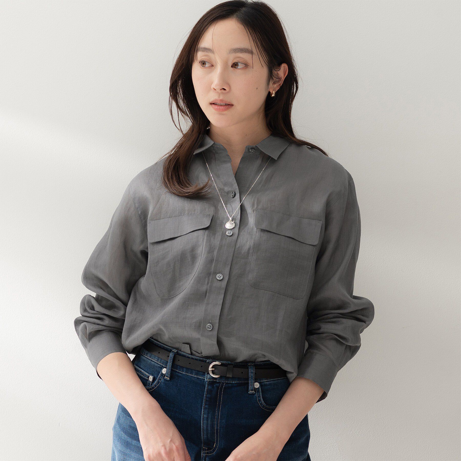 UNTITLED「ドライタッチシャツ」|シャツ・ブラウス|