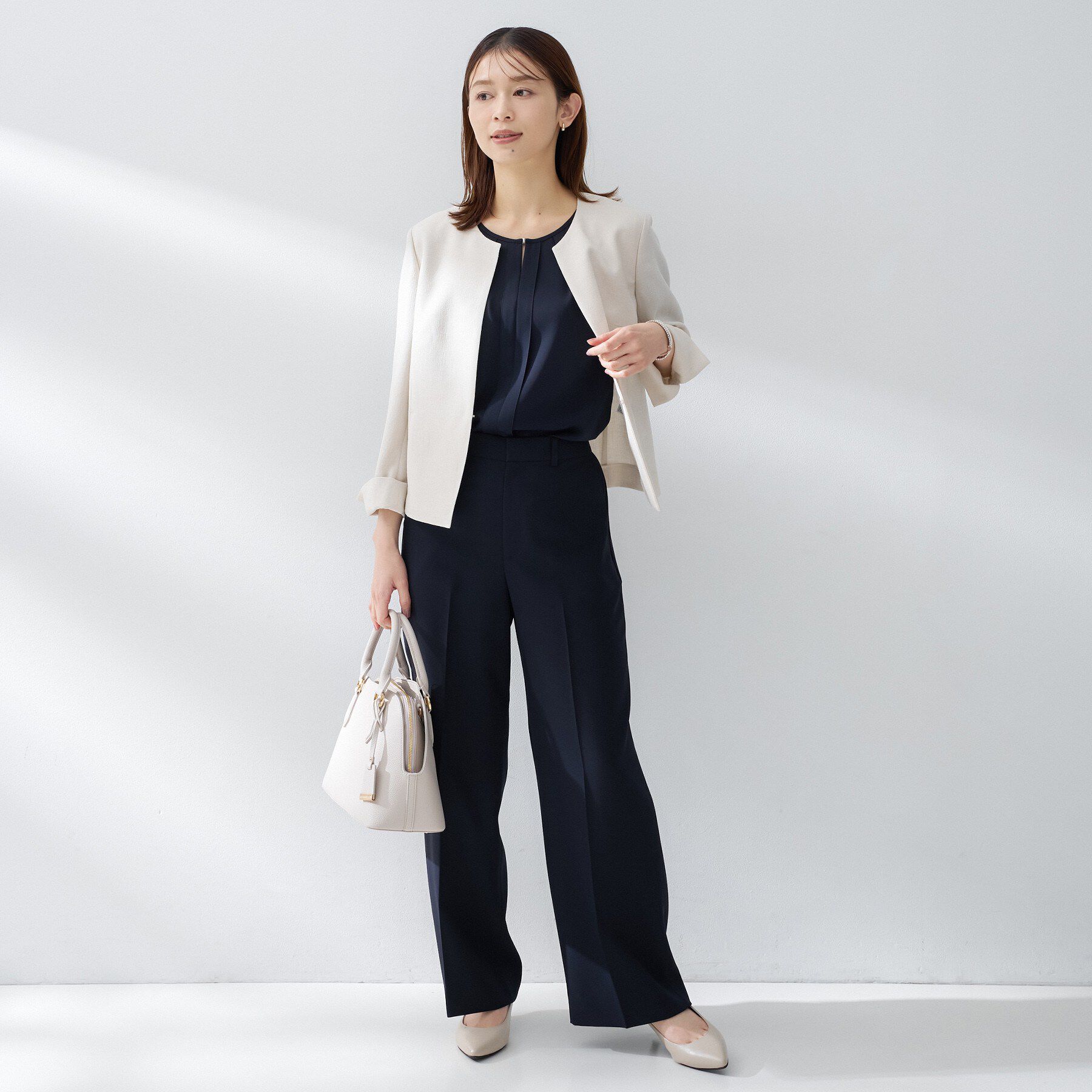 UNTITLED「ジョーゼットミニマルブラウス」|シャツ・ブラウス|