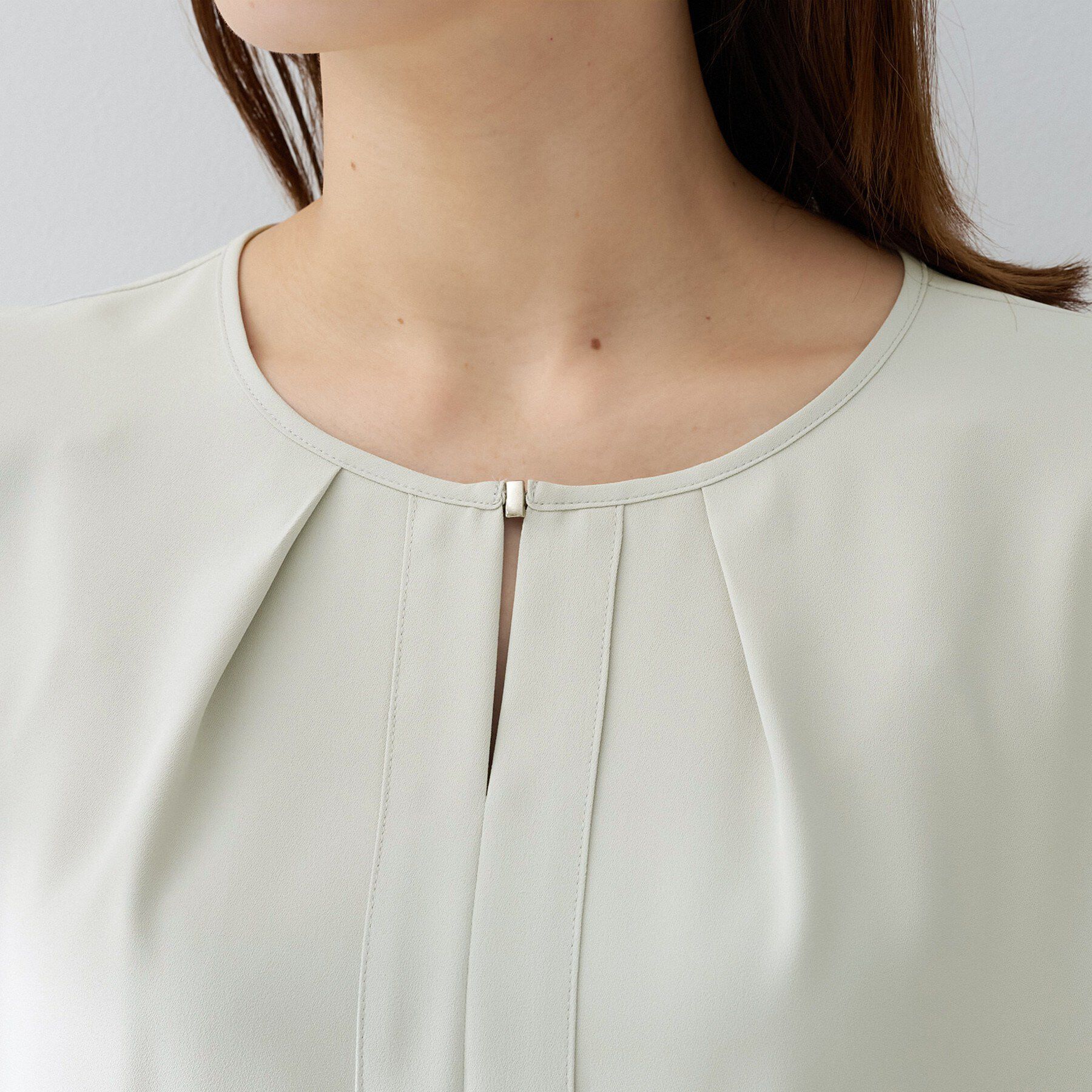 UNTITLED「ジョーゼットミニマルブラウス」|シャツ・ブラウス|