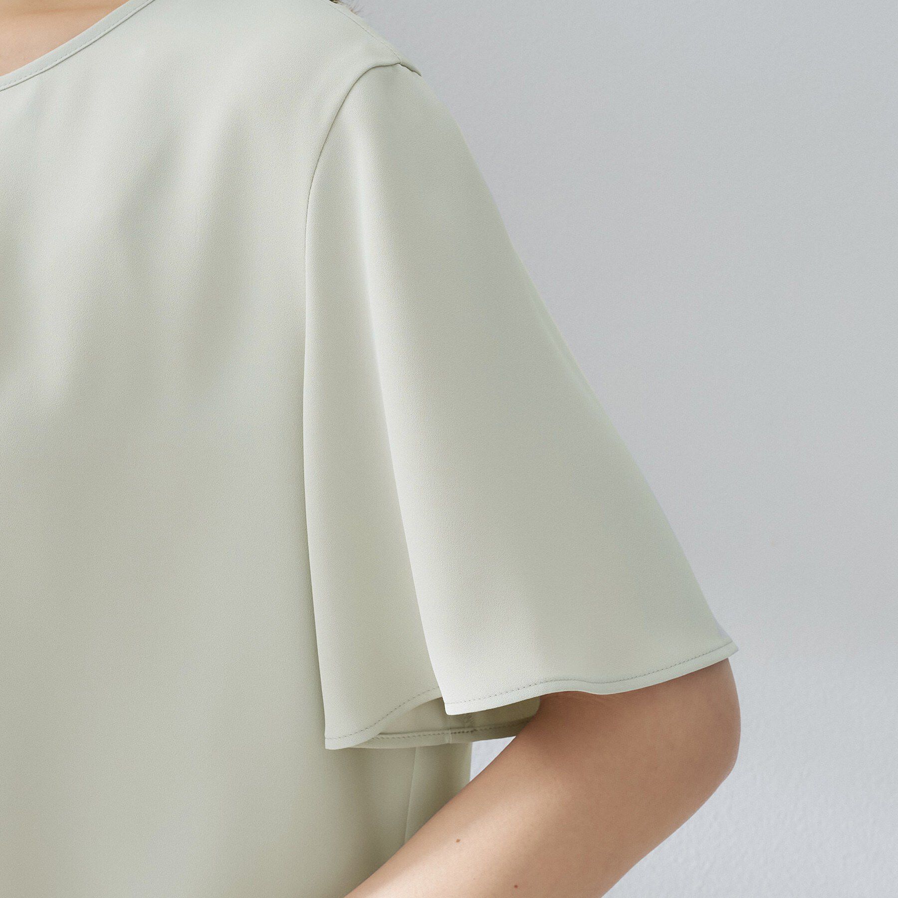 UNTITLED「ジョーゼットミニマルブラウス」|シャツ・ブラウス|