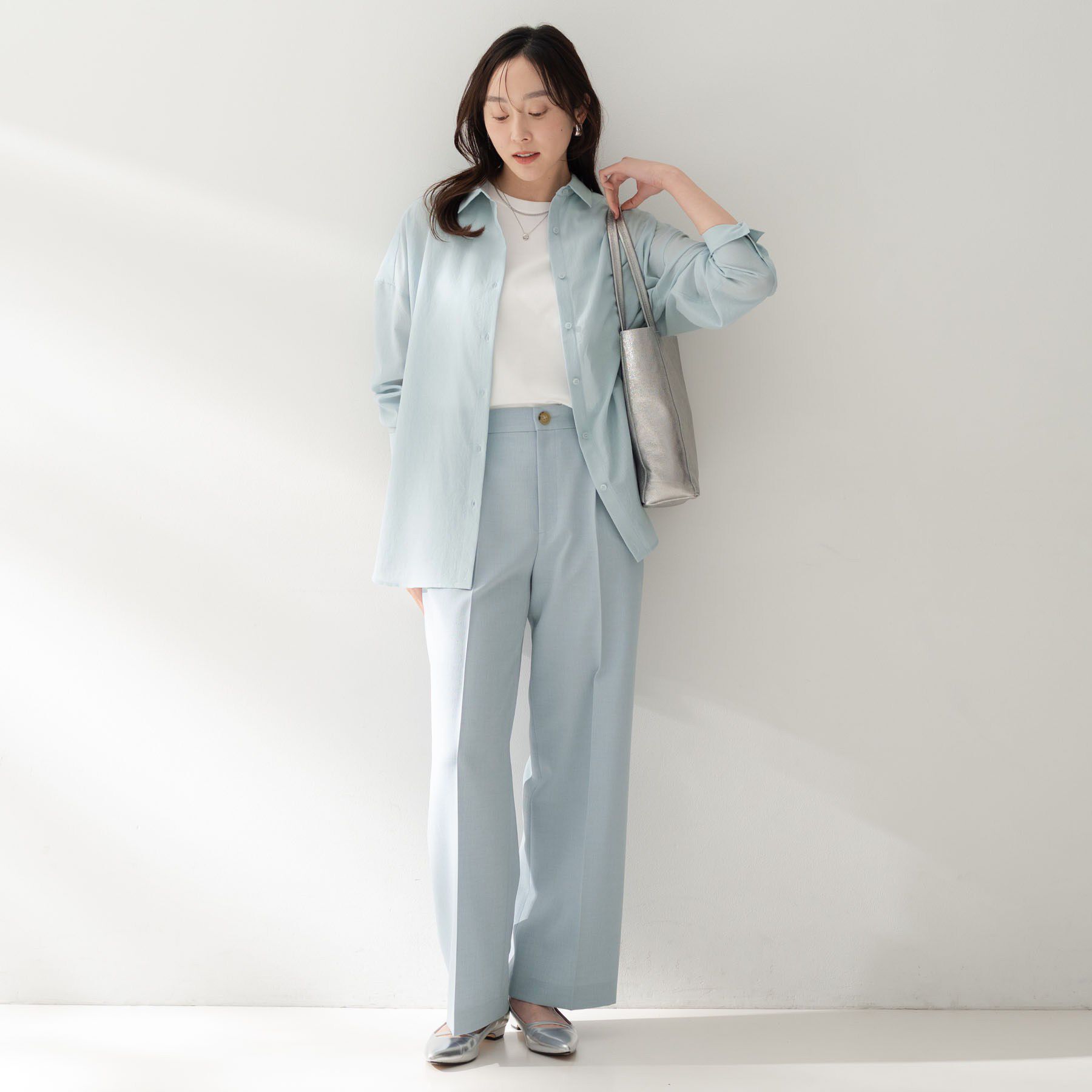 UNTITLED「カシュクールデザインシャツ」|シャツ・ブラウス|