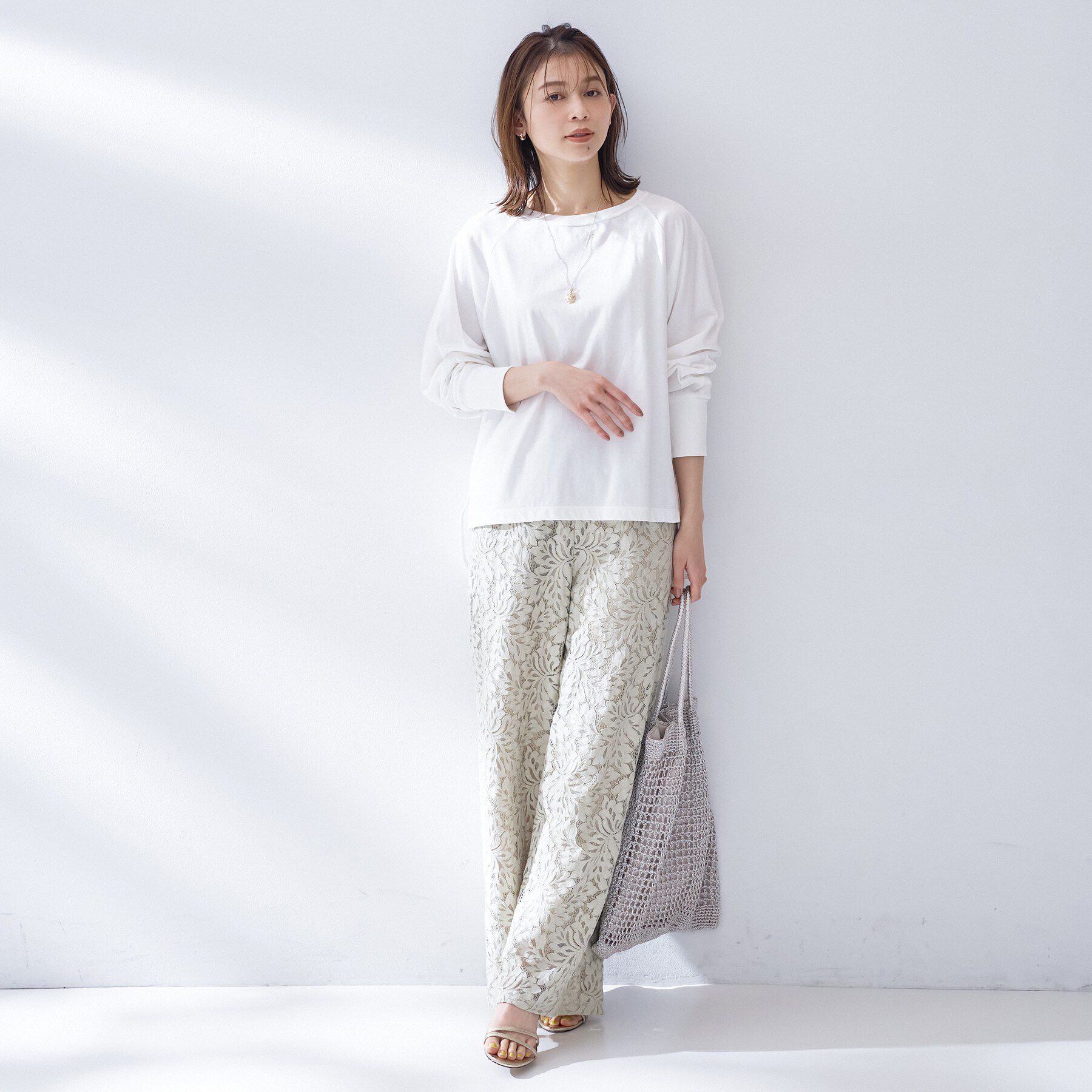 UNTITLED「【Liyoca】ラグランプルオーバー」|Tシャツ・カットソー|