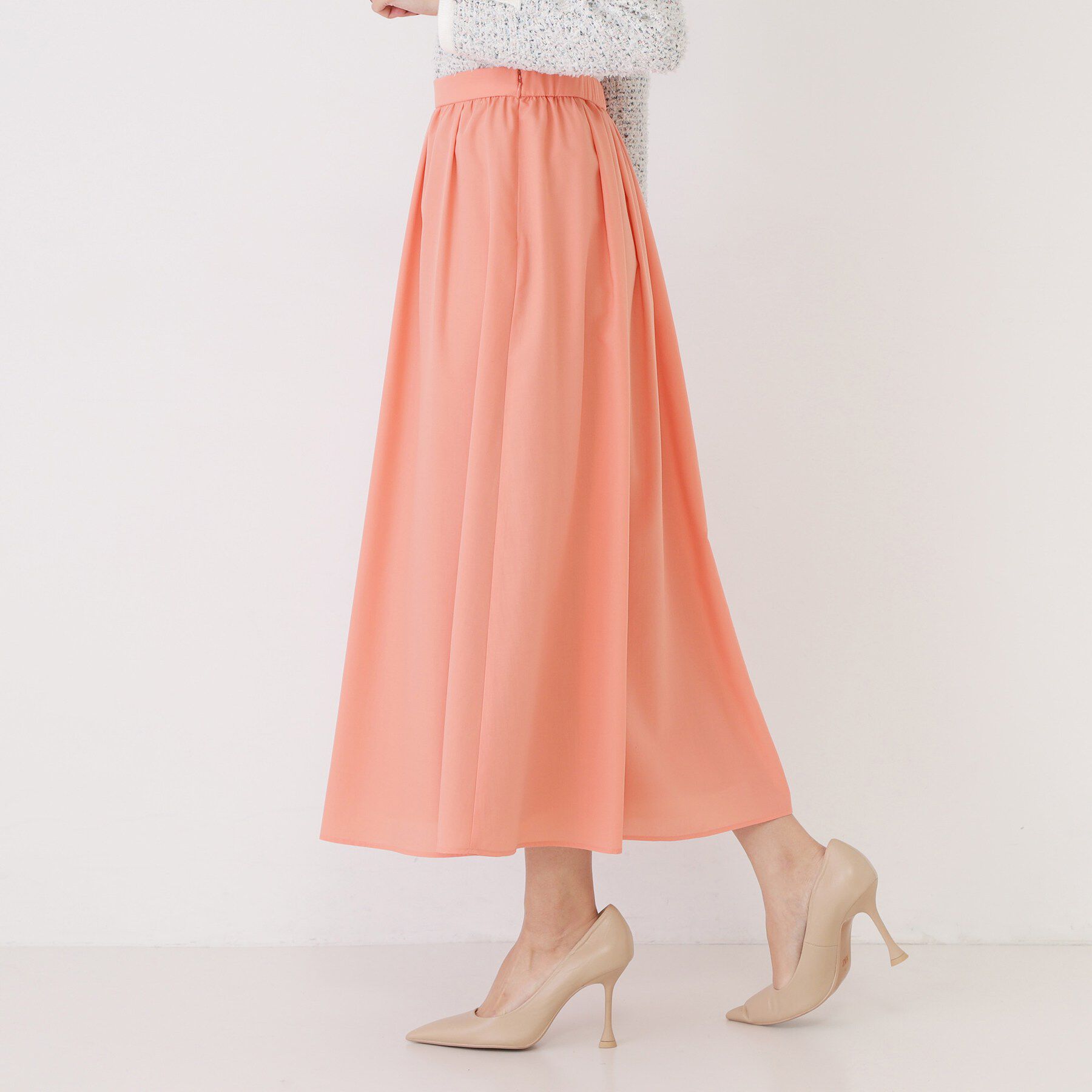 COUP DE CHANCE「【手洗い可／ウエストゴム】エアリーなフレアースカート」|スカート|