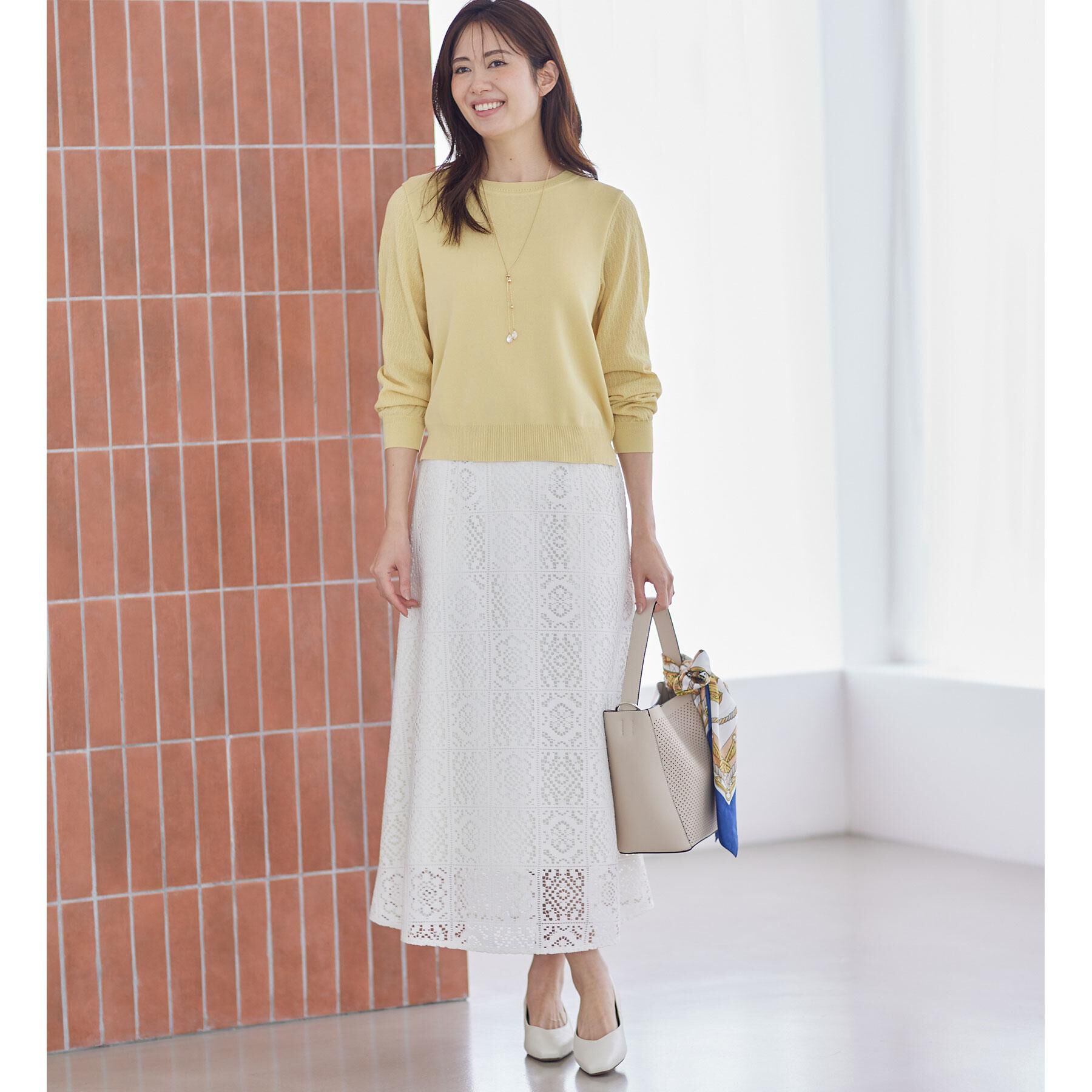 Reflect「【セットアップ可】レースミディアムスカート」|スカート|