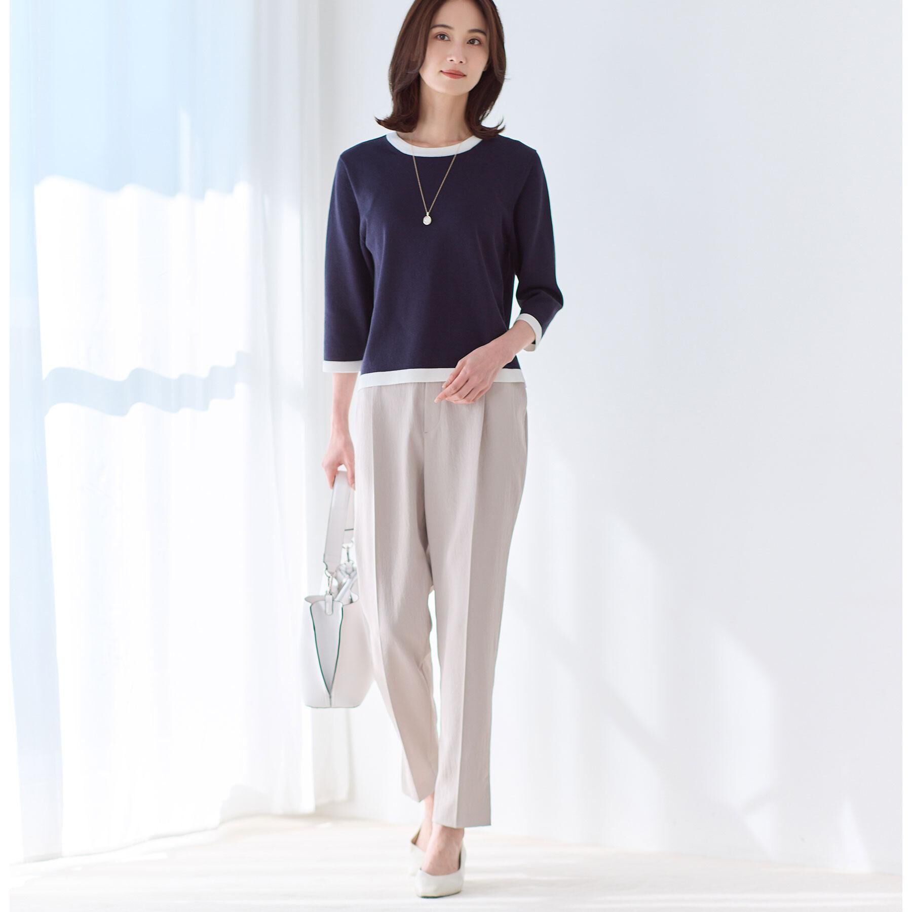 Reflect「【マシンウォッシュ可】センタープレスリラクシーイージーパンツ」|その他|