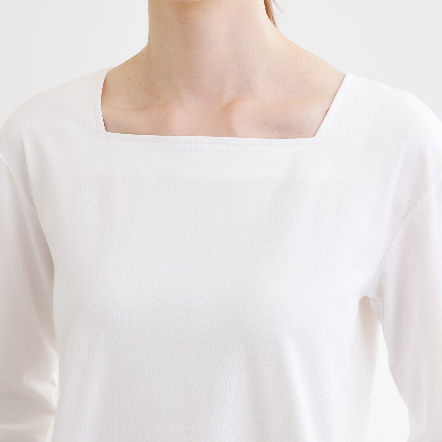 Reflect「【UVカット／接触冷感／レイヤードにおすすめ◎】レース切り替えプルオーバージャージ」|Tシャツ・カットソー|