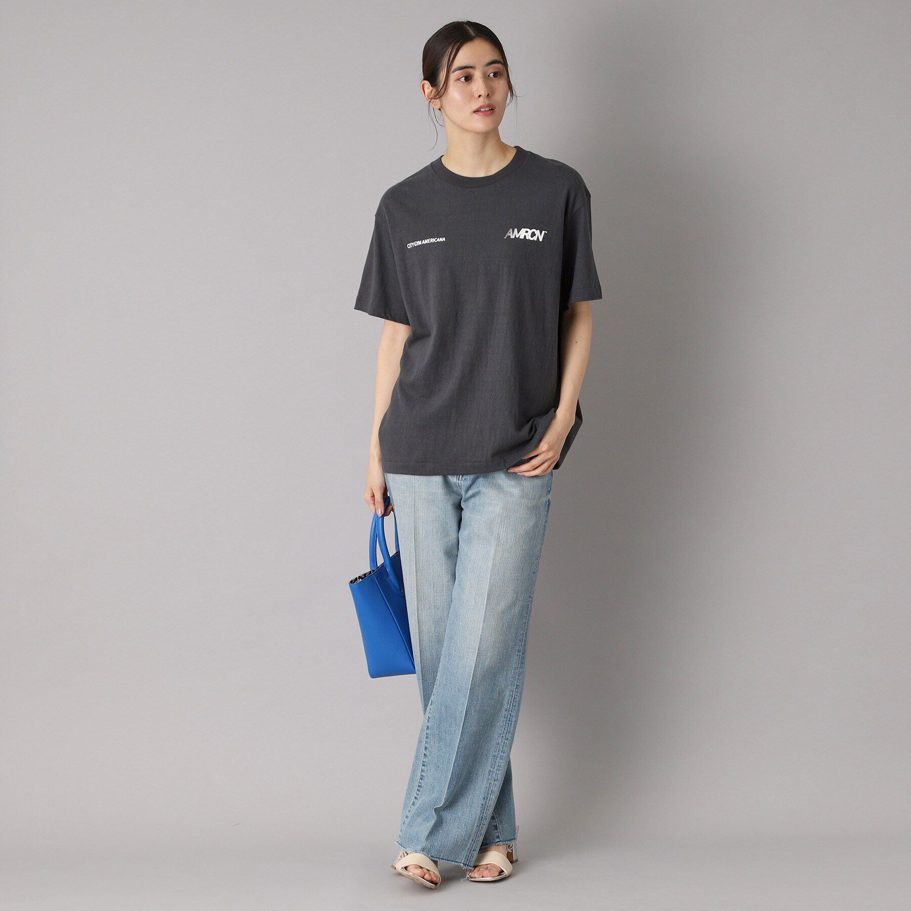 DRESSTERIOR「Americana（アメリカーナ） AMRCN ロゴTシャツ」|Tシャツ・カットソー|