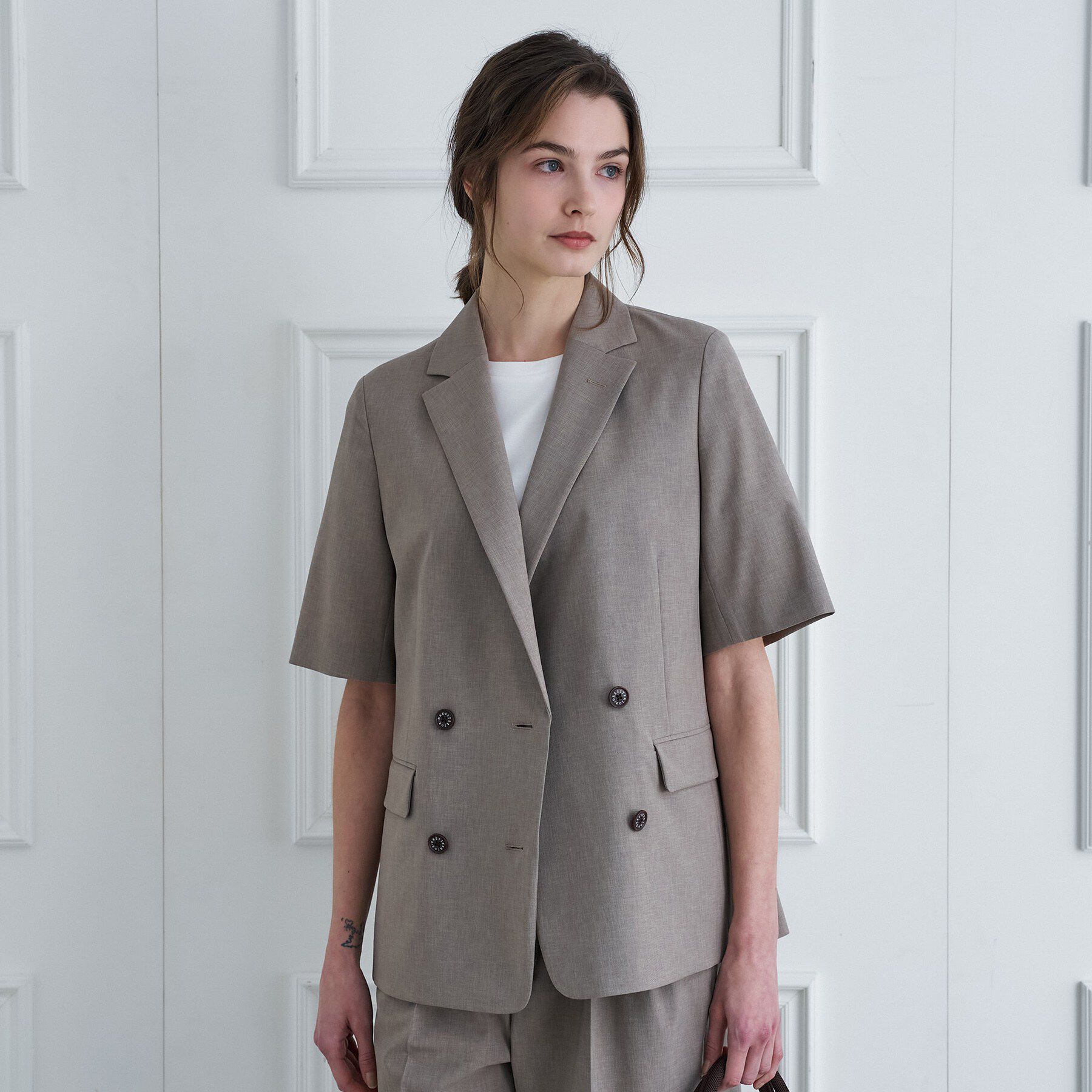 DRESSTERIOR「【otonaMUSE5月号掲載/セットアップ可】ウォッシャブルイージーサマージャケット」|テーラードジャケット|