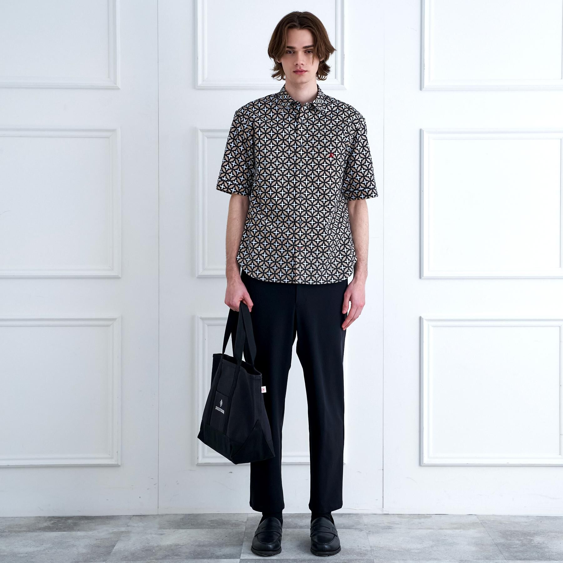 DRESSTERIOR「オーバーラップサークル シャツ」|シャツ・ブラウス|