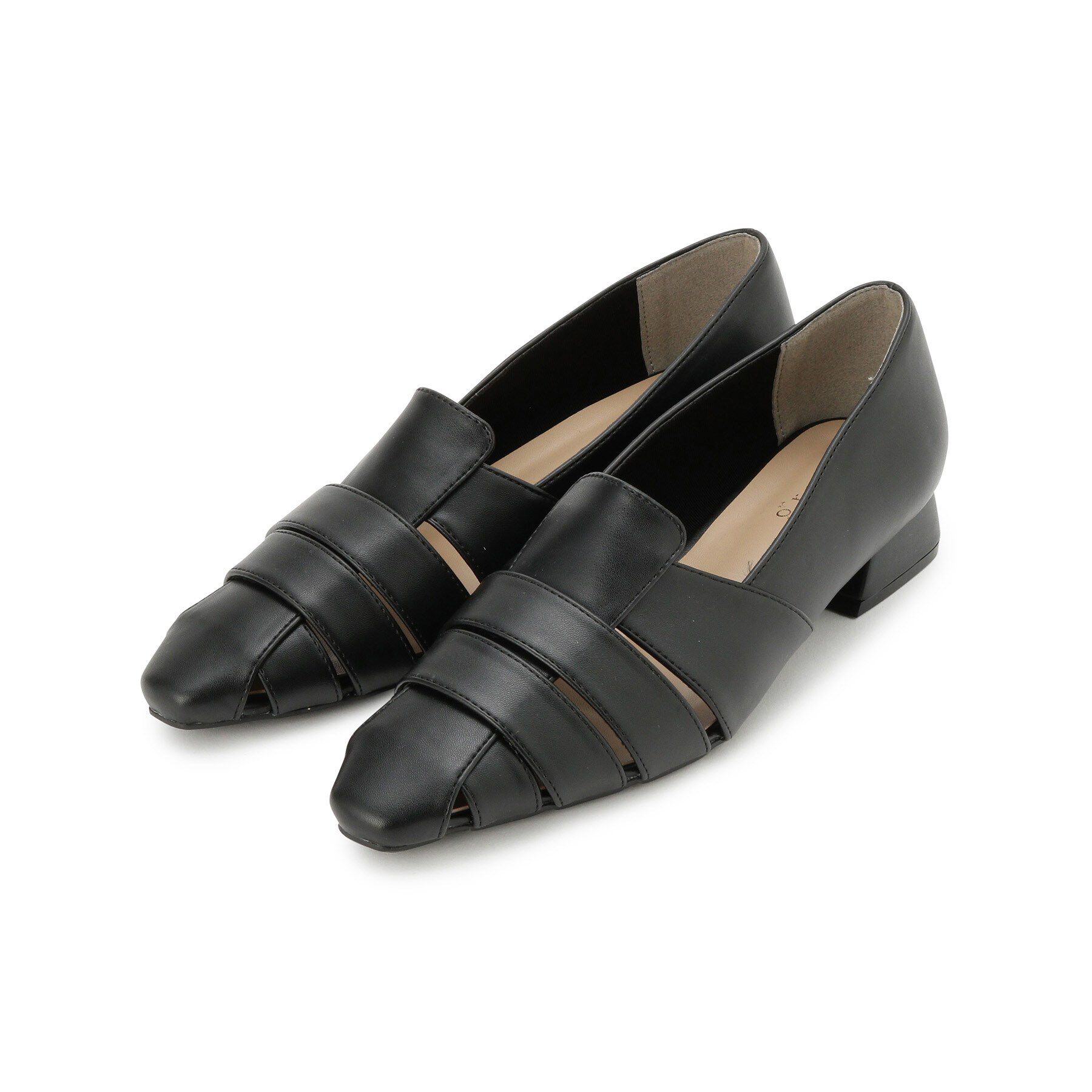 grove「メッシュフラットパンプス」|パンプス|ブラック(019)