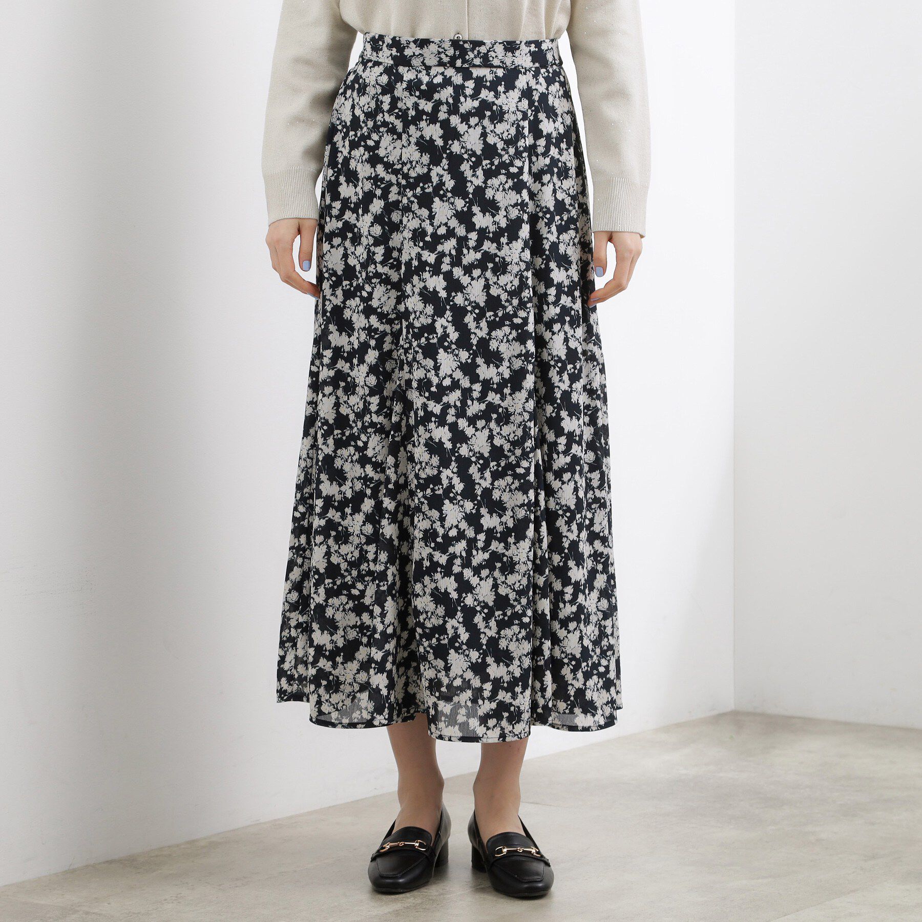 grove「フラワープリント楊柳マーメイドスカート」|スカート|