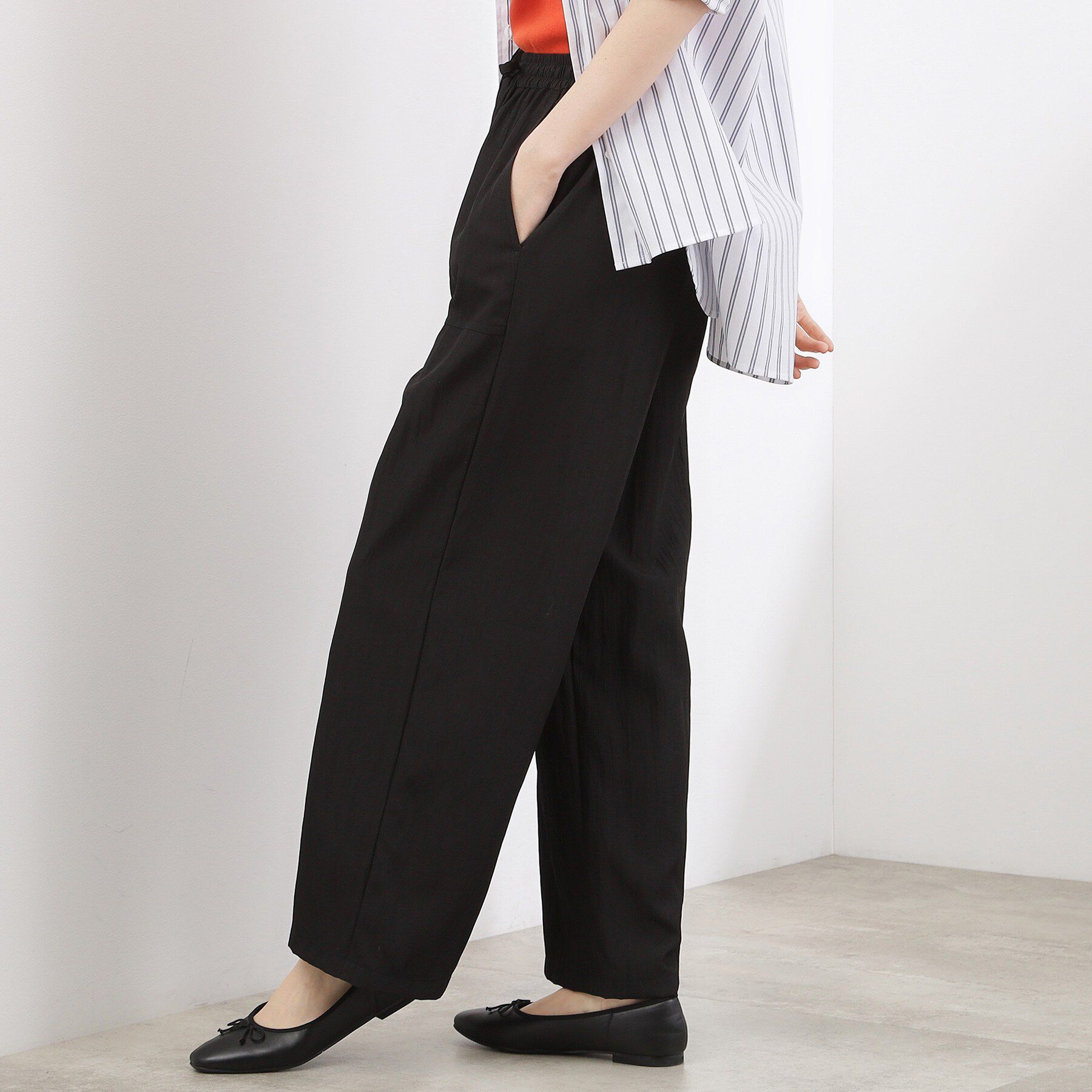 grove「【貴島明日香さん着用】リラックスドロストイージーワイドパンツ」|その他|