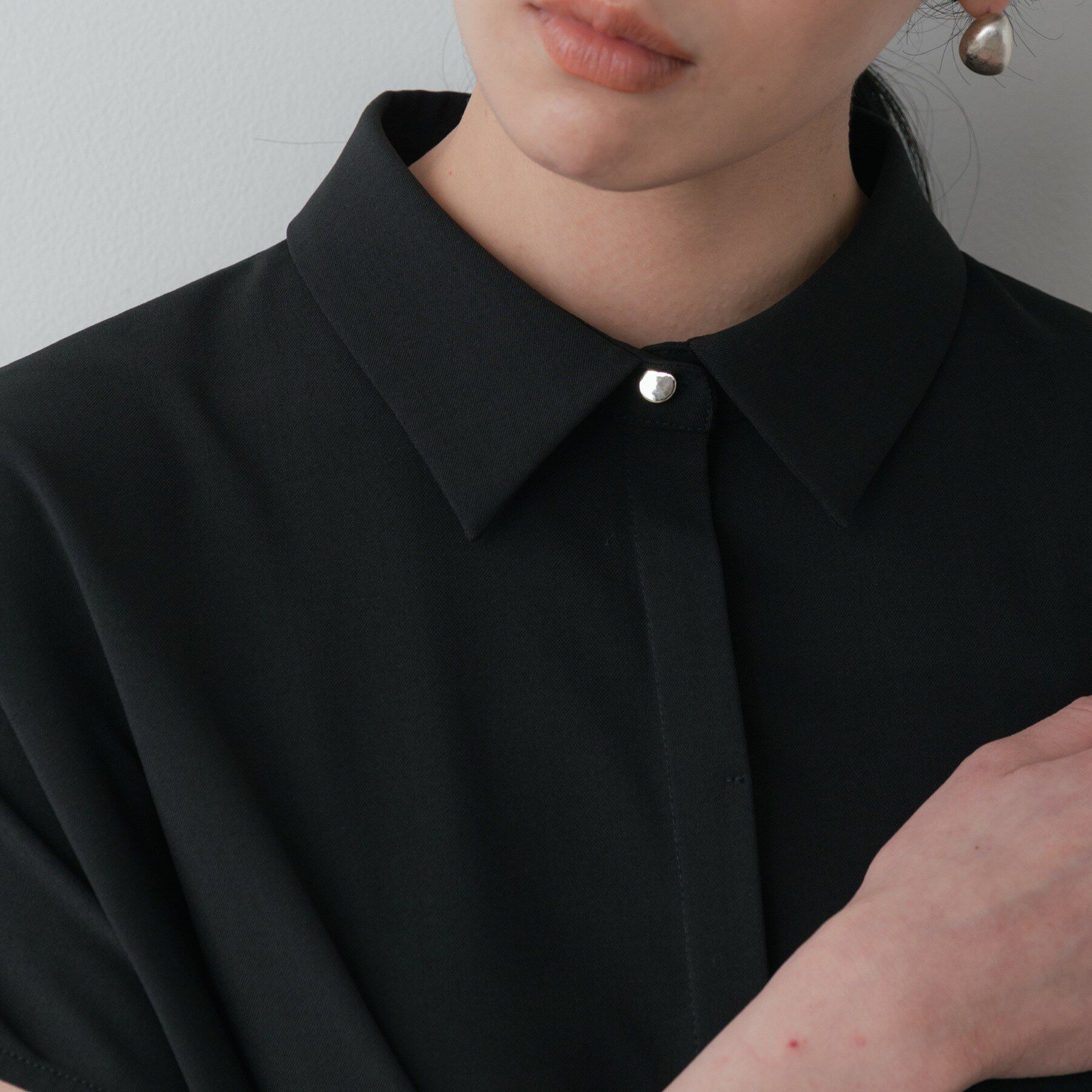 GALLEST「Comfy SET UP｜フレアスリーブブラウス【セットアップ対応／通勤／カセット服／接触冷感／UV」|シャツ・ブラウス|