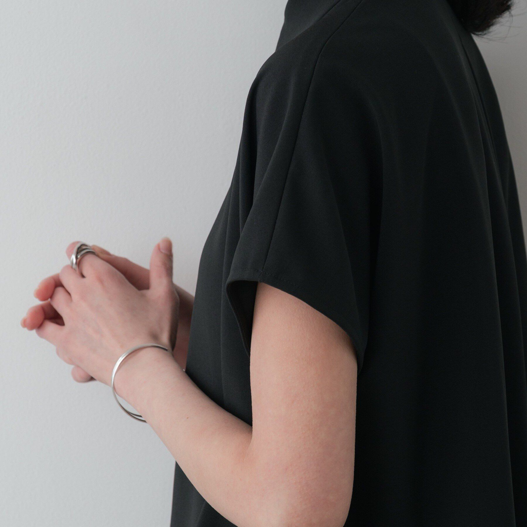 GALLEST「Comfy SET UP｜フレアスリーブブラウス【セットアップ対応／通勤／カセット服／接触冷感／UV」|シャツ・ブラウス|