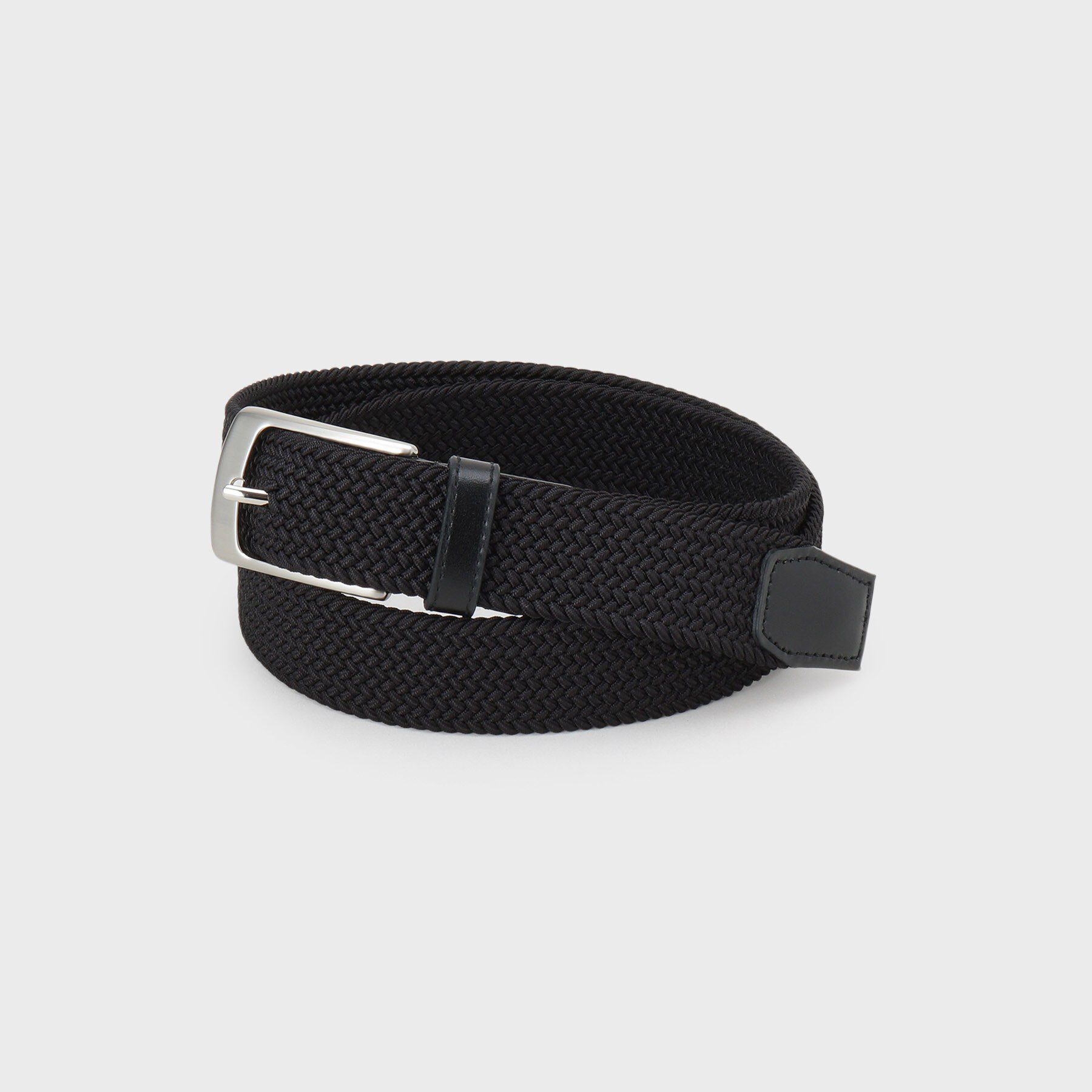 TAKEO KIKUCHI「【Made in JAPAN】ドモドソーラ ゴムメッシュベルト」|ベルト|ブラック(019)