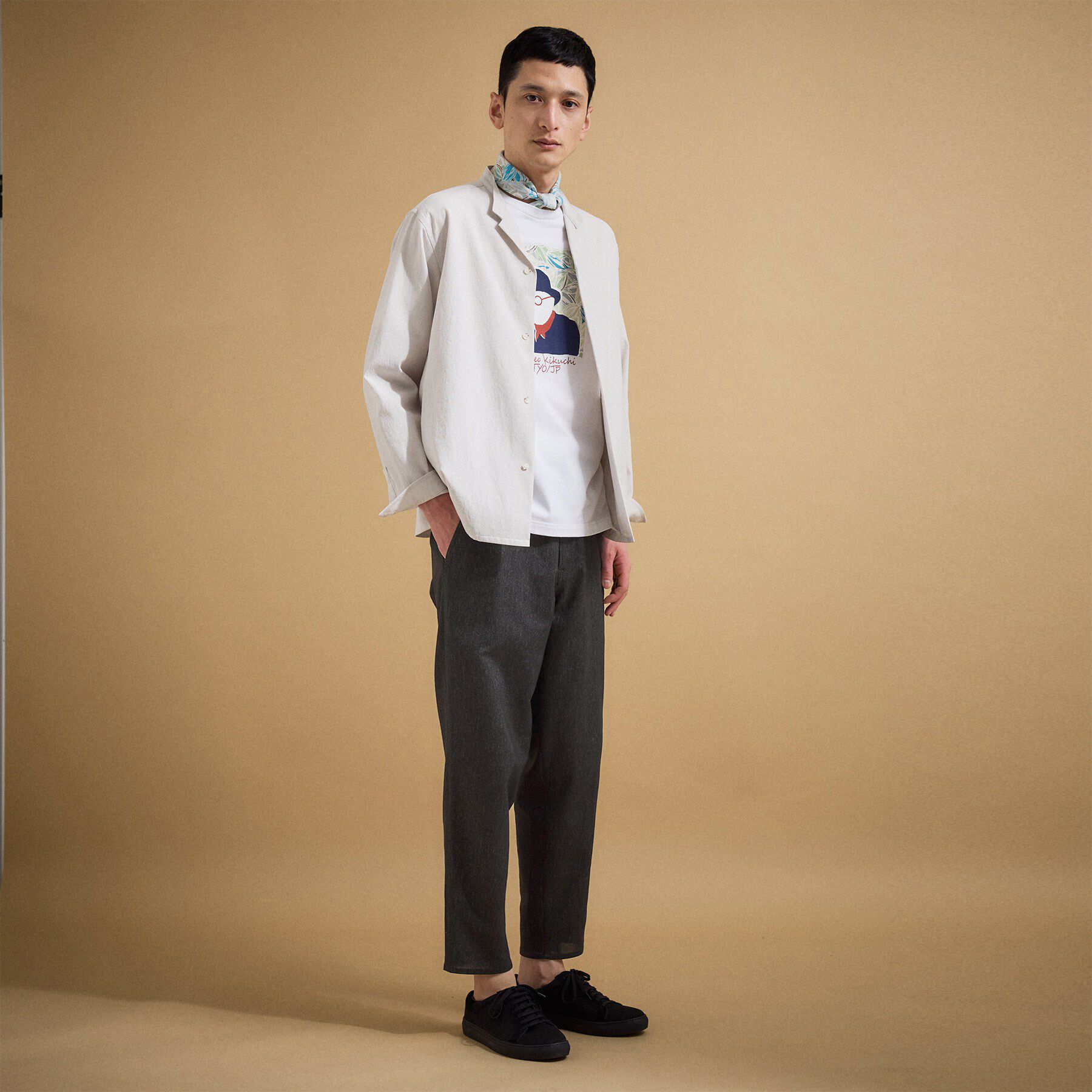 TAKEO KIKUCHI「デニムライクカラミイージーパンツ」|その他|