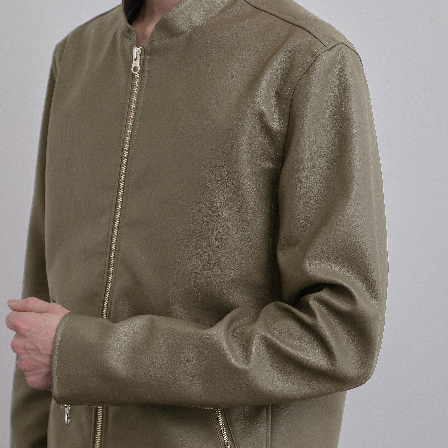 tk.TAKEO KIKUCHI「シングルライダースジャケット」|ブルゾン・スタジャン|