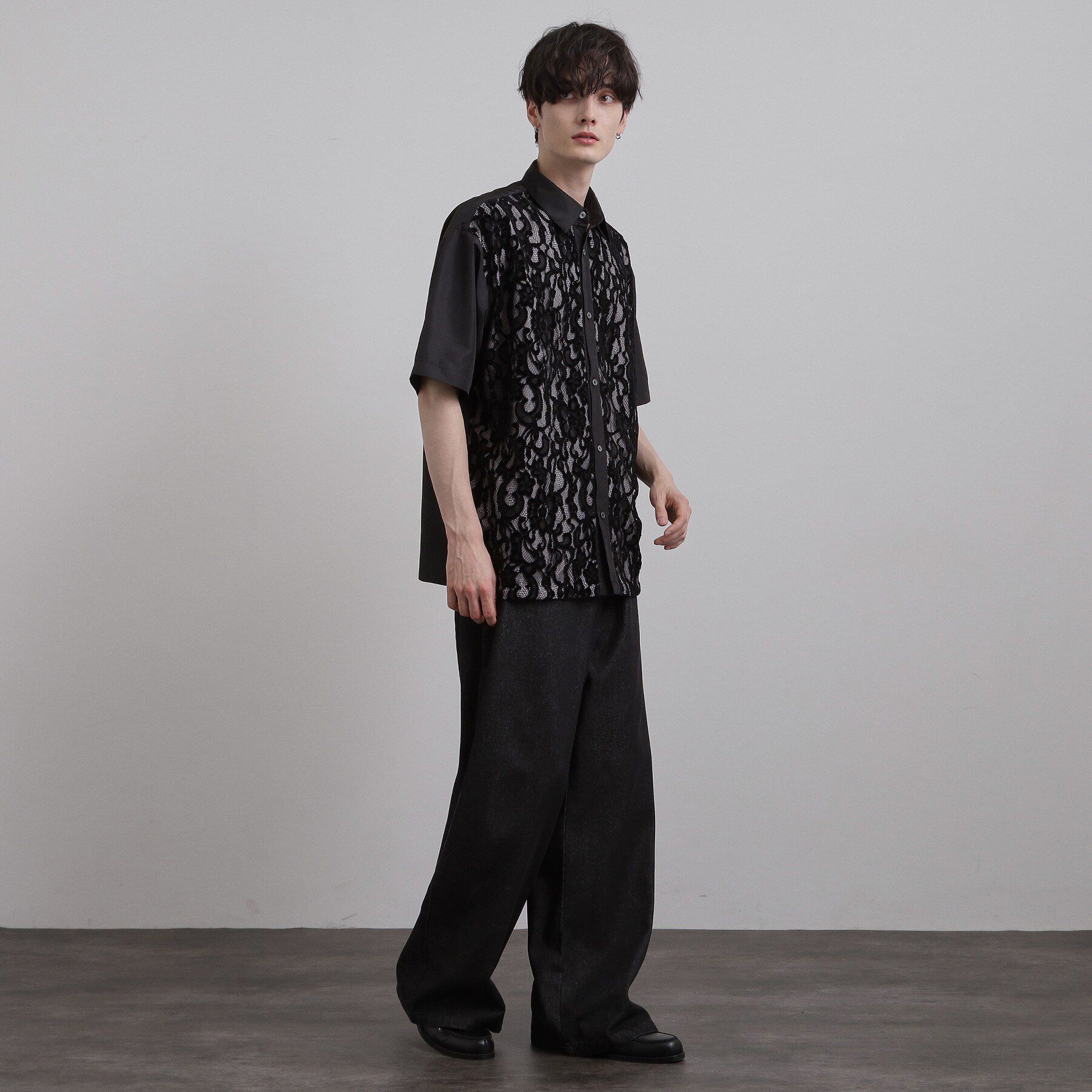 tk.TAKEO KIKUCHI「半袖レースシャツ」|シャツ・ブラウス|