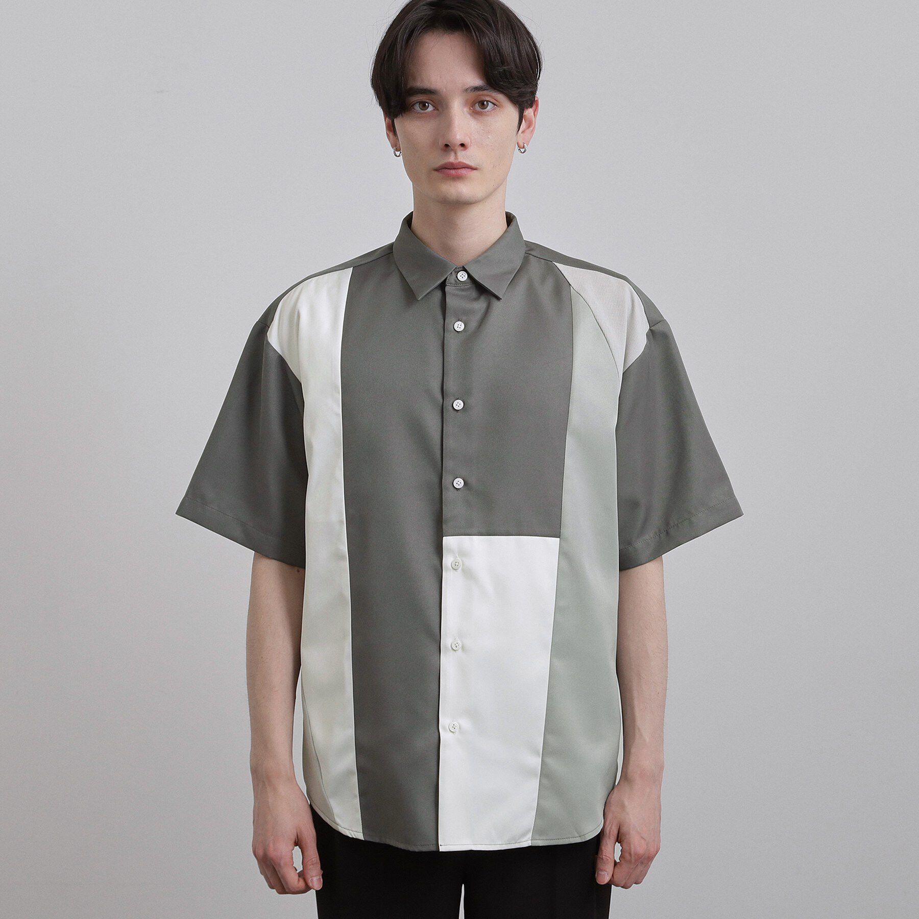 tk.TAKEO KIKUCHI「ダイヤゴナル半袖シャツ」|シャツ・ブラウス|