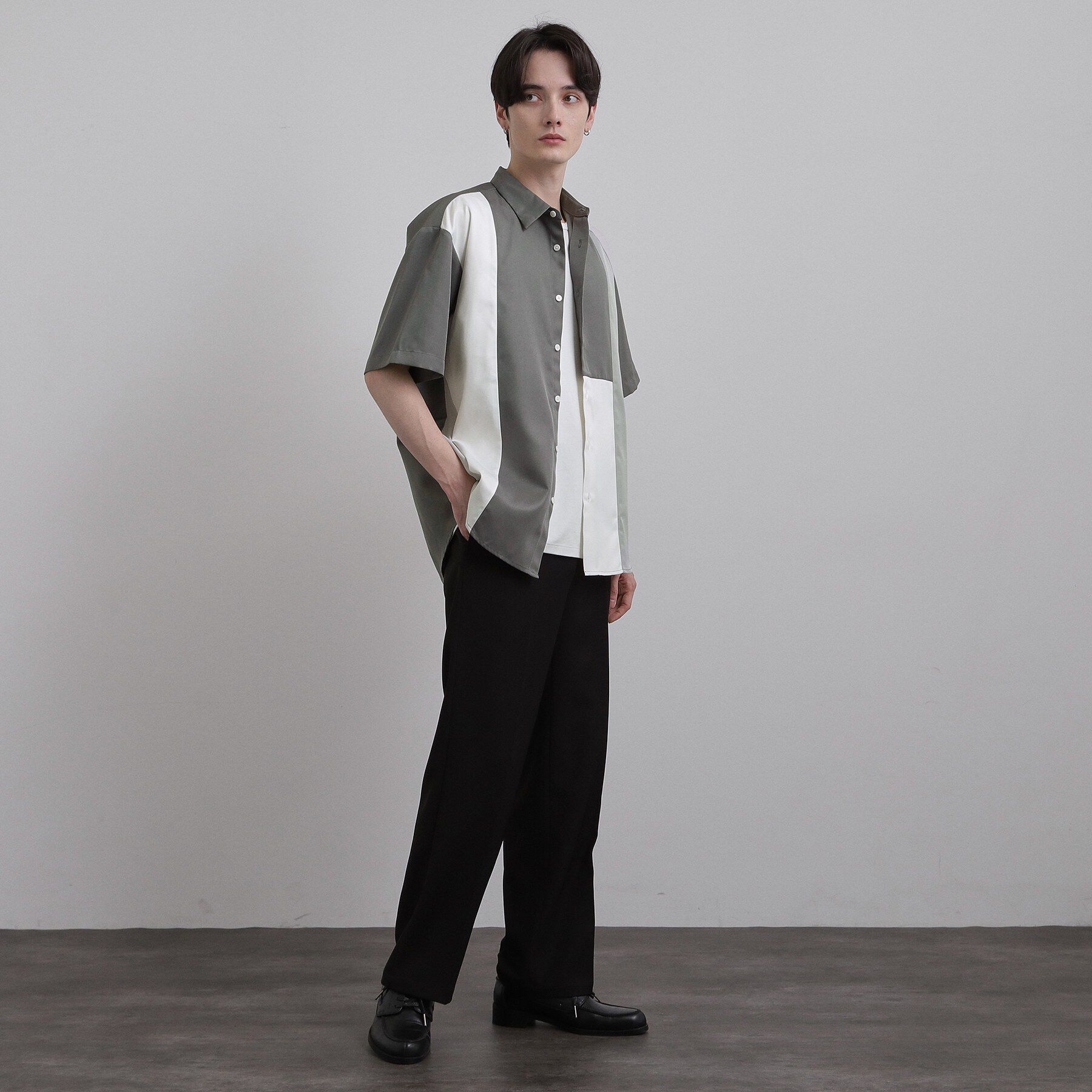 tk.TAKEO KIKUCHI「ダイヤゴナル半袖シャツ」|シャツ・ブラウス|