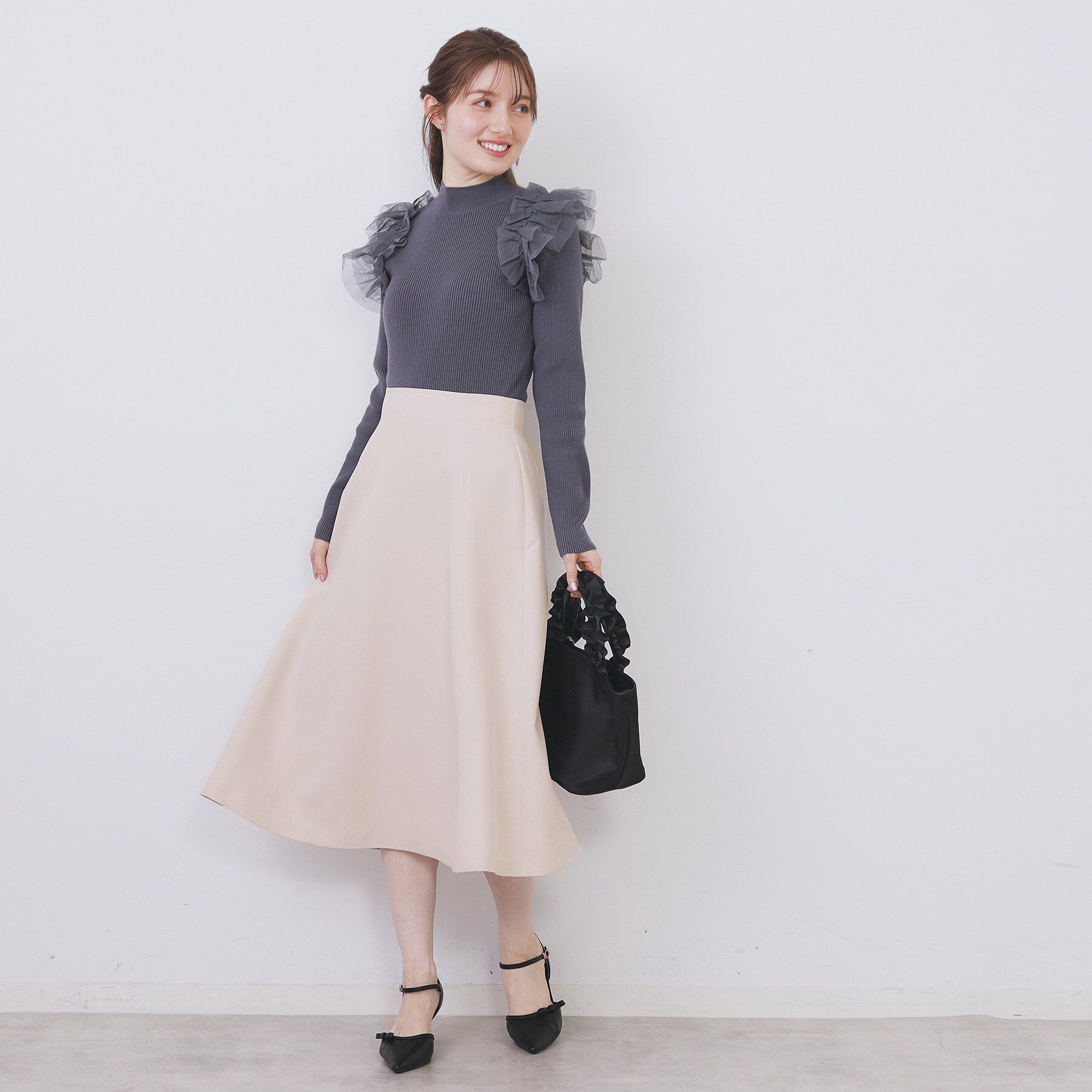 index「フレアスカート【洗濯機OK/防シワ/イージーアイロン】」|スカート|