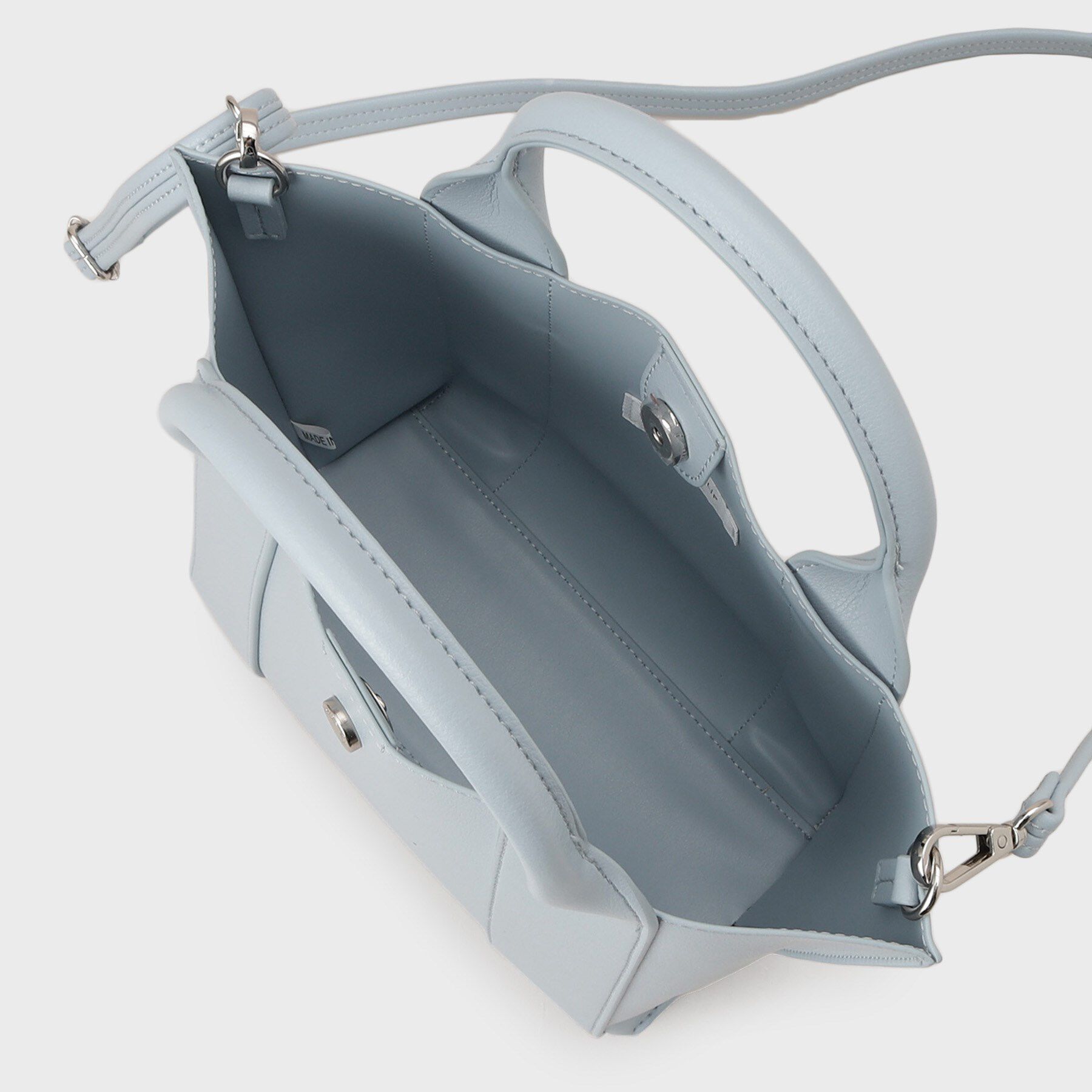 OPAQUE.CLIP「【2WAY】スムース合皮ミドルトートバッグ」|トートバッグ|