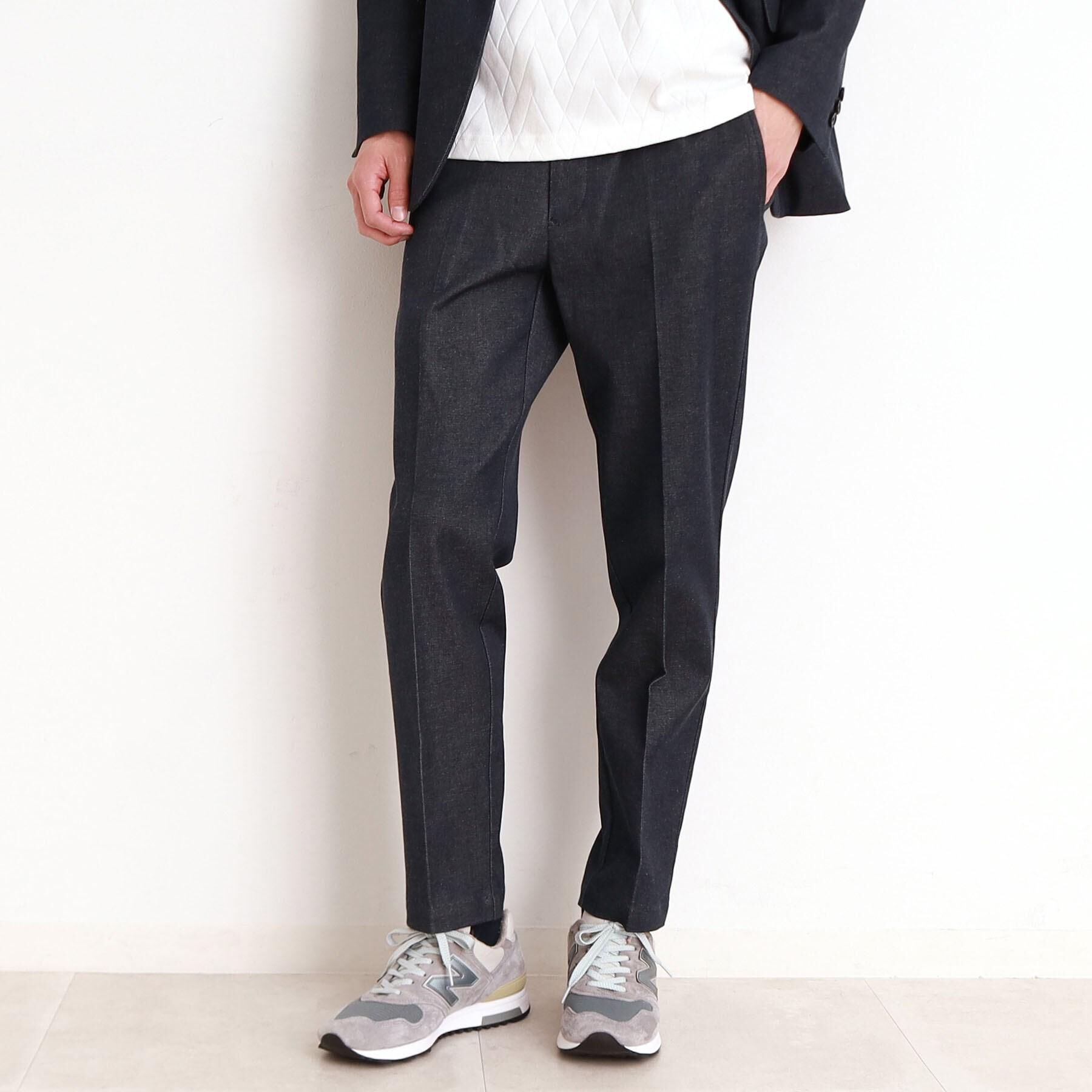 THE SHOP TK「エバーデニムスラックス セットアップ可／ストレッチ」|その他|