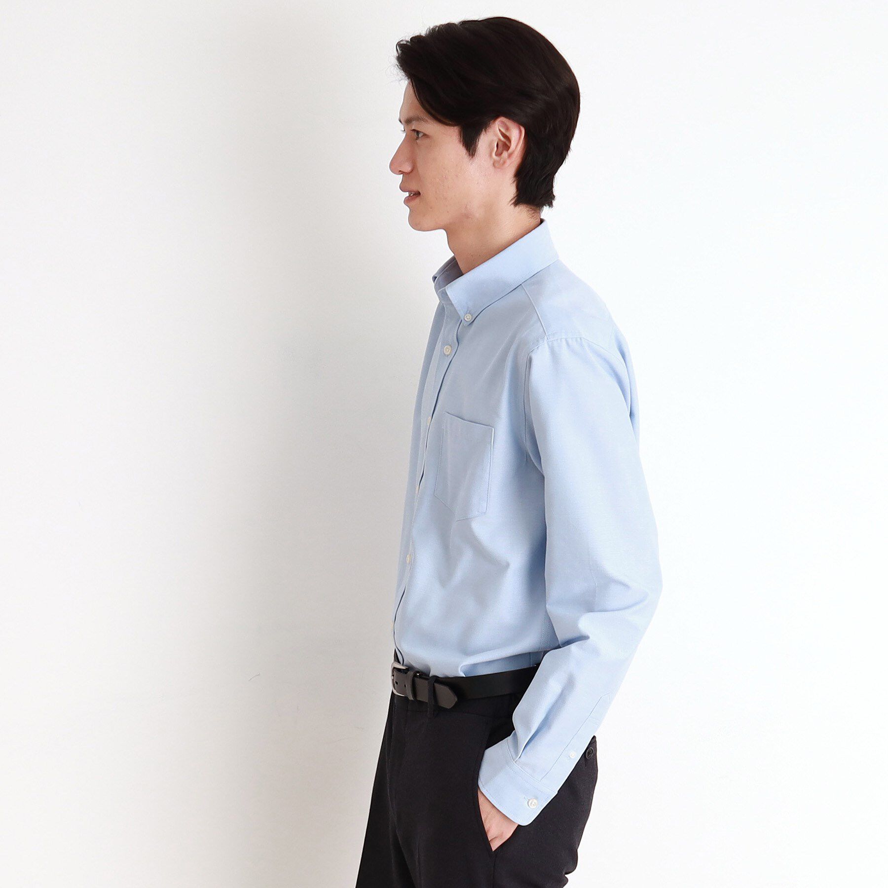 THE SHOP TK「瞬乾オックスシャツ 速乾素材／ON・OFF対応」|シャツ・ブラウス|