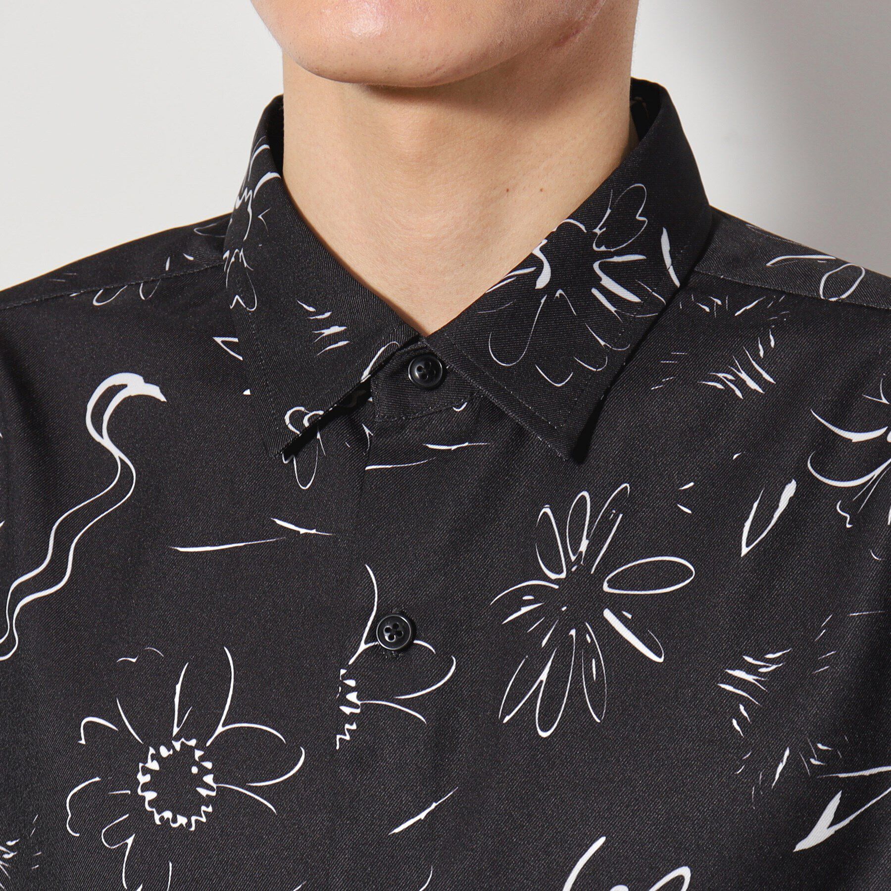 THE SHOP TK「ドライポリプリント半袖シャツ　洗える/吸水速乾」|シャツ・ブラウス|