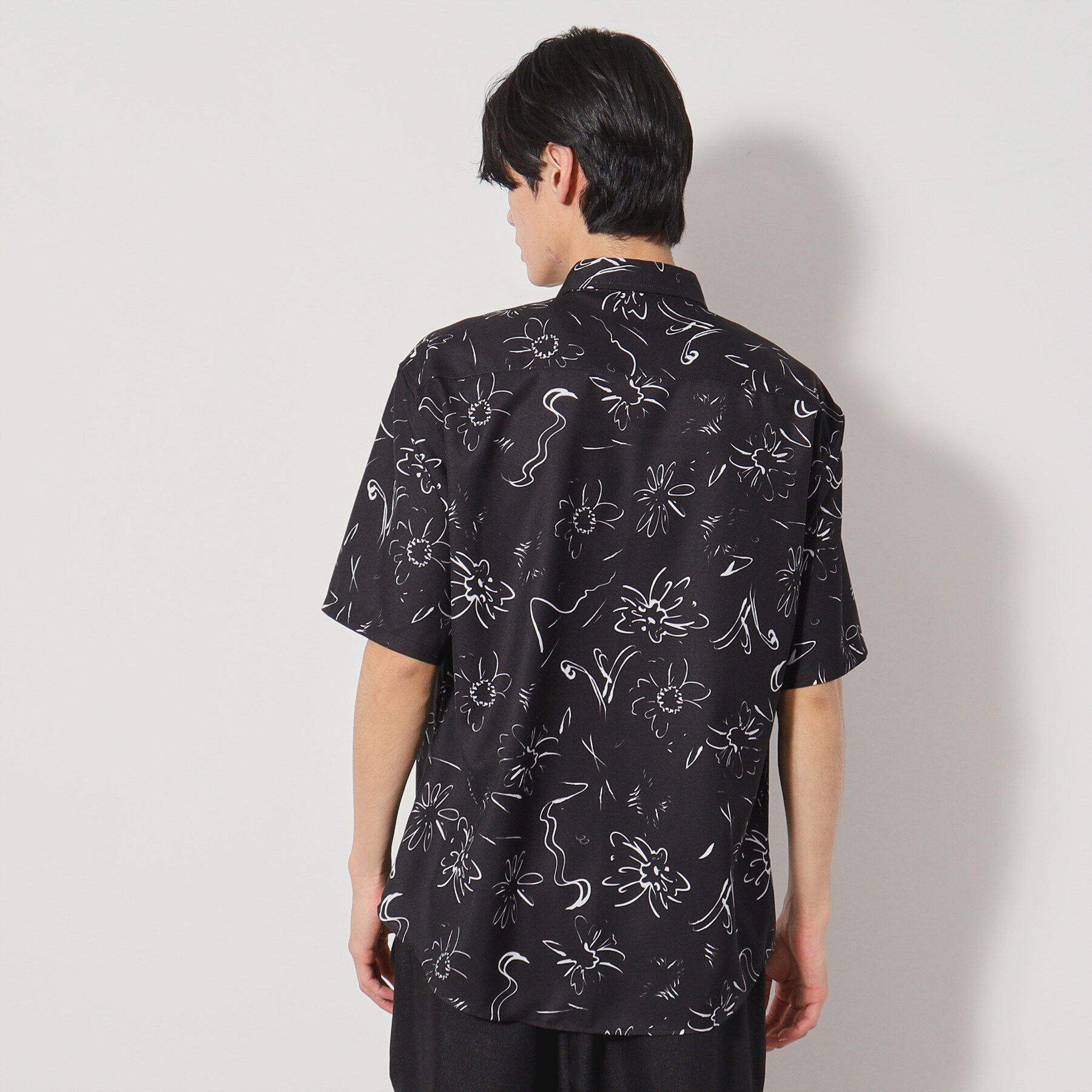 THE SHOP TK「ドライポリプリント半袖シャツ　洗える/吸水速乾」|シャツ・ブラウス|