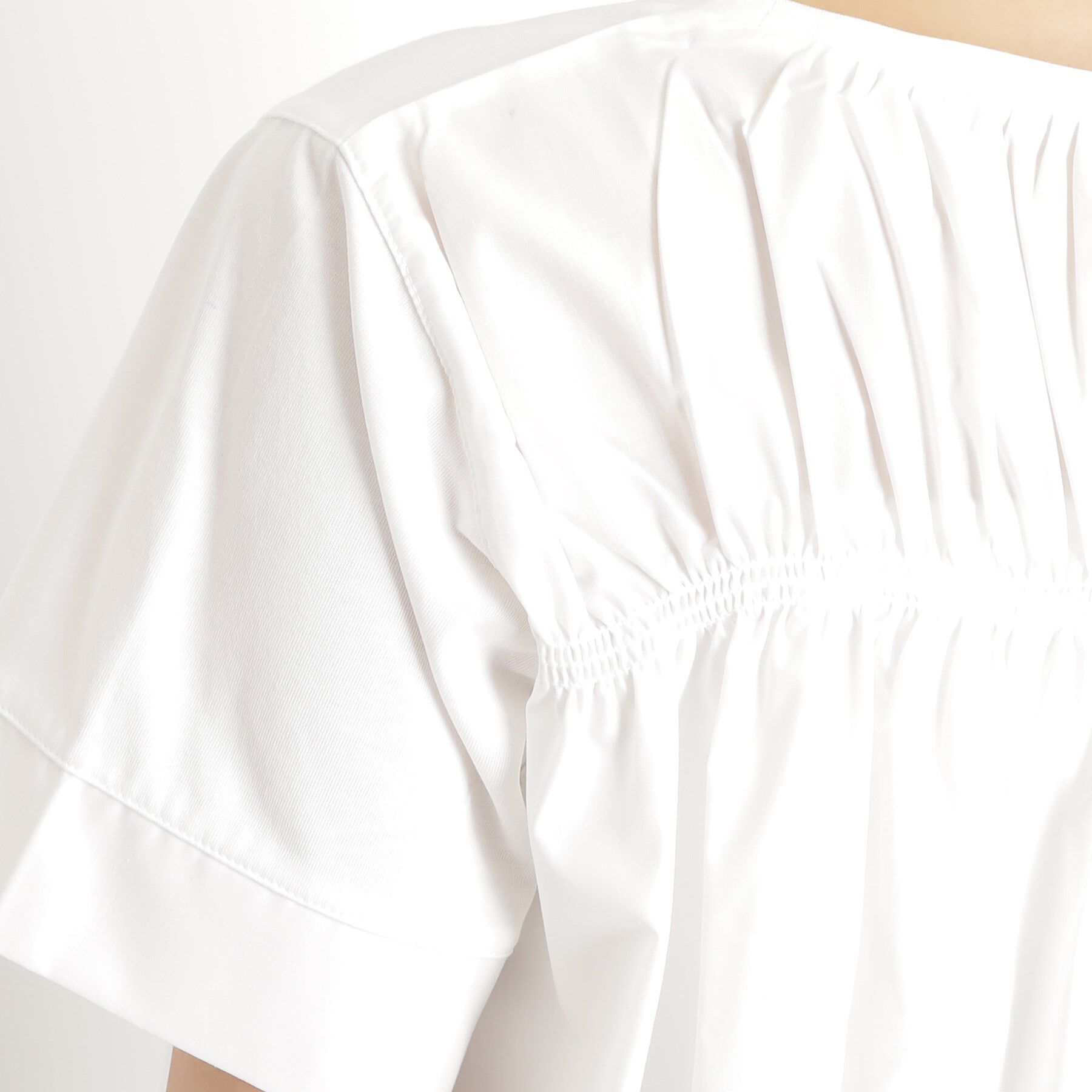 THE SHOP TK「切替バックギャザーチュニック【洗濯機OK/接触冷感/UV】」|チュニック|