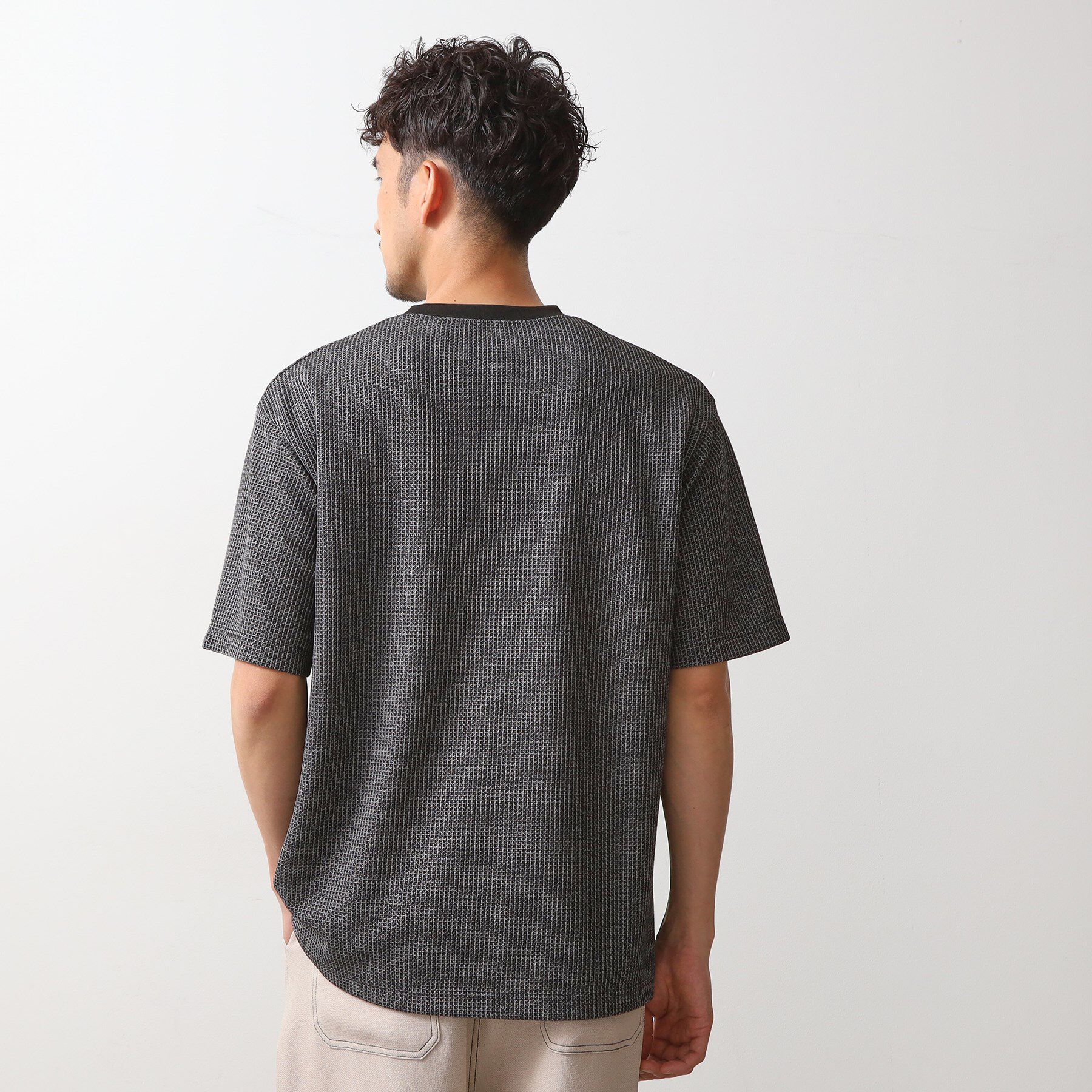 THE SHOP TK「カットジャカード半袖Tシャツ」|Tシャツ・カットソー|