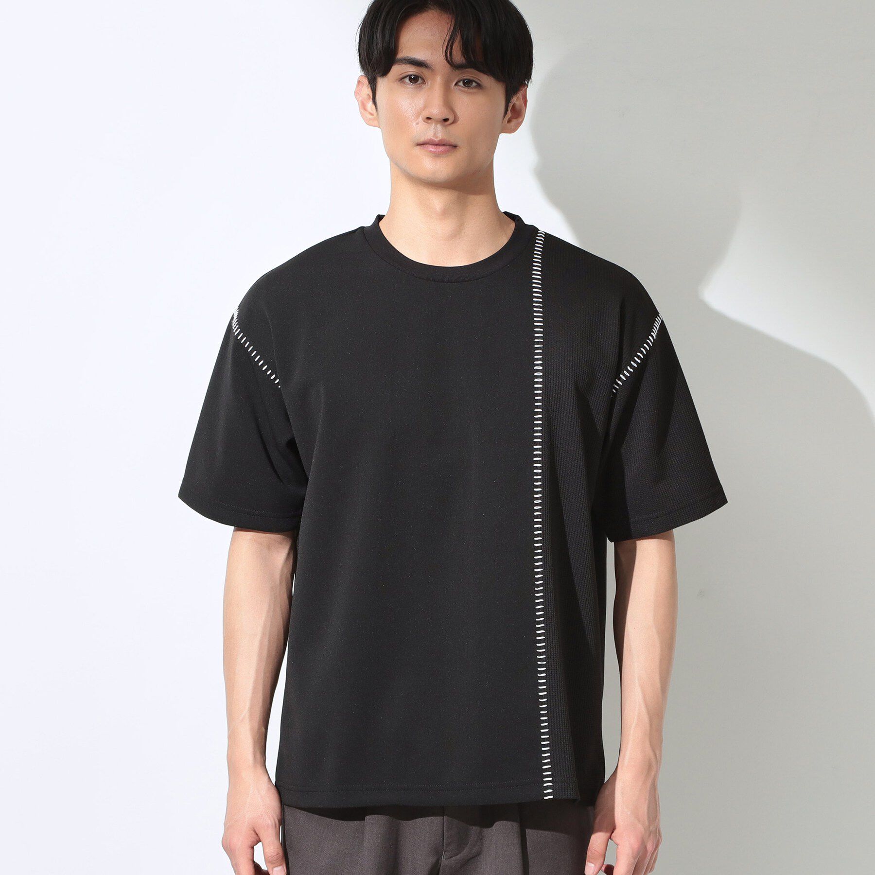 THE SHOP TK「ハンドステッチ 半袖Tシャツ 洗濯機OK」|Tシャツ・カットソー|